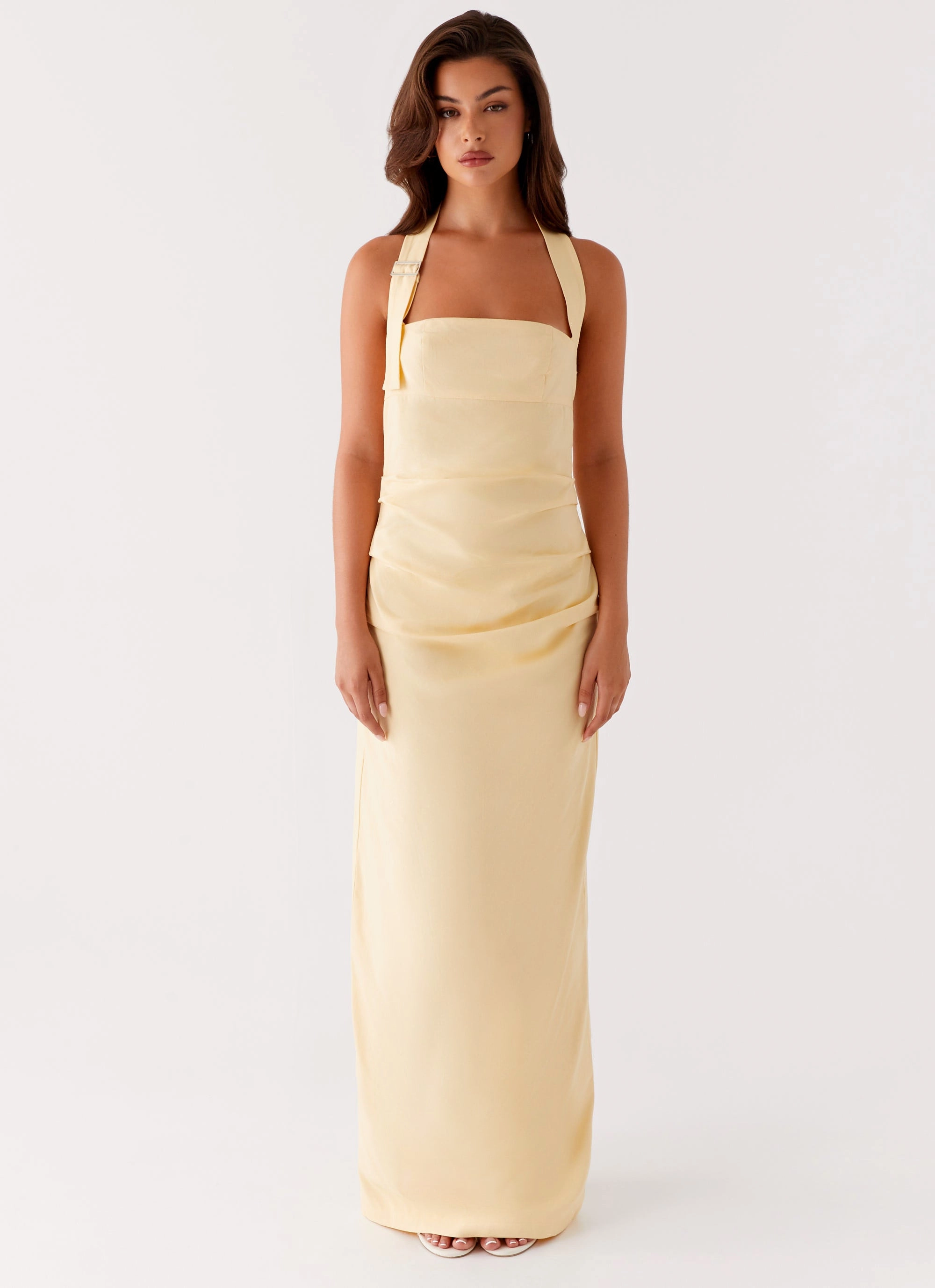 Bright Petal Rumour Has it Maxi Dress - Yellow