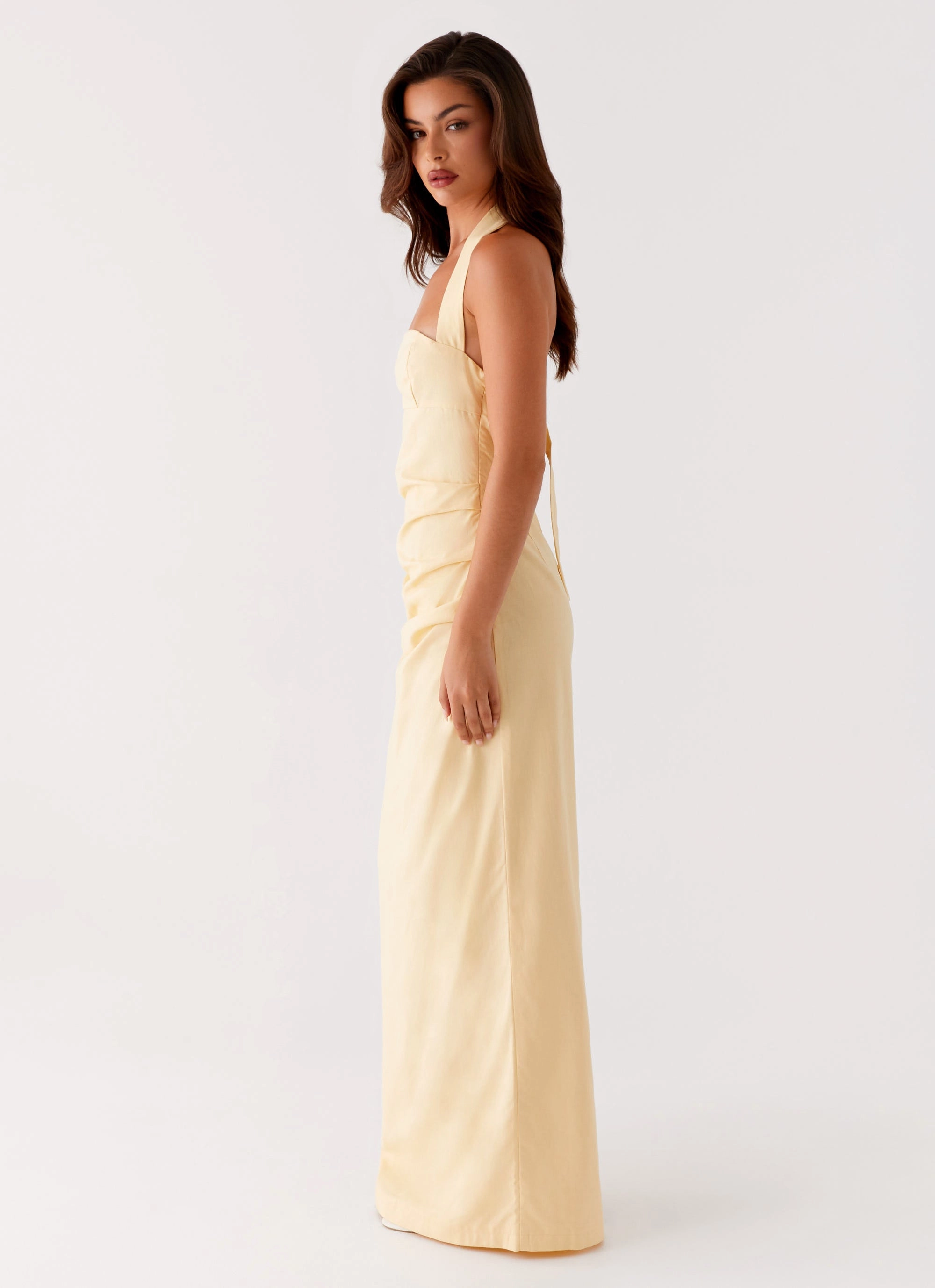 Rumour Has it Maxi Dress - Yellow Soft and Smooth Date-Night