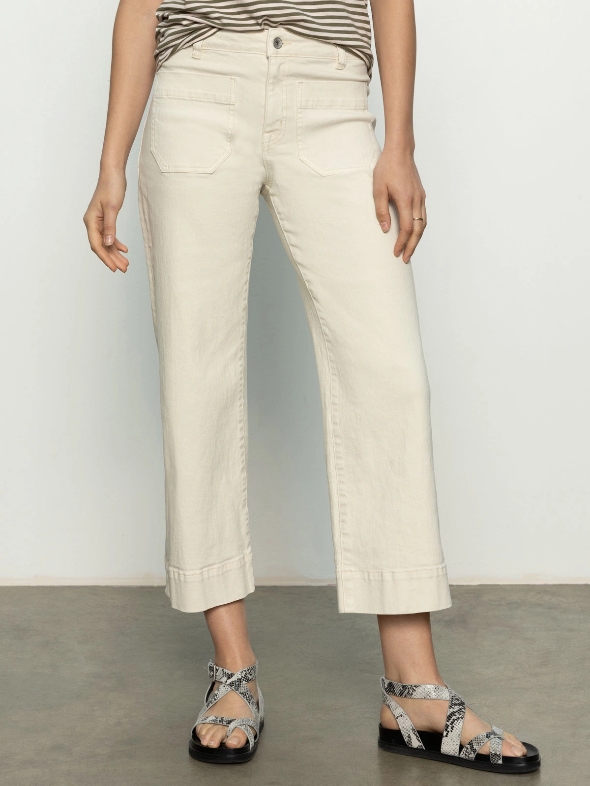 Move Easy Comfy Vibes The Marine Standard Rise Denim Pant French Vanilla