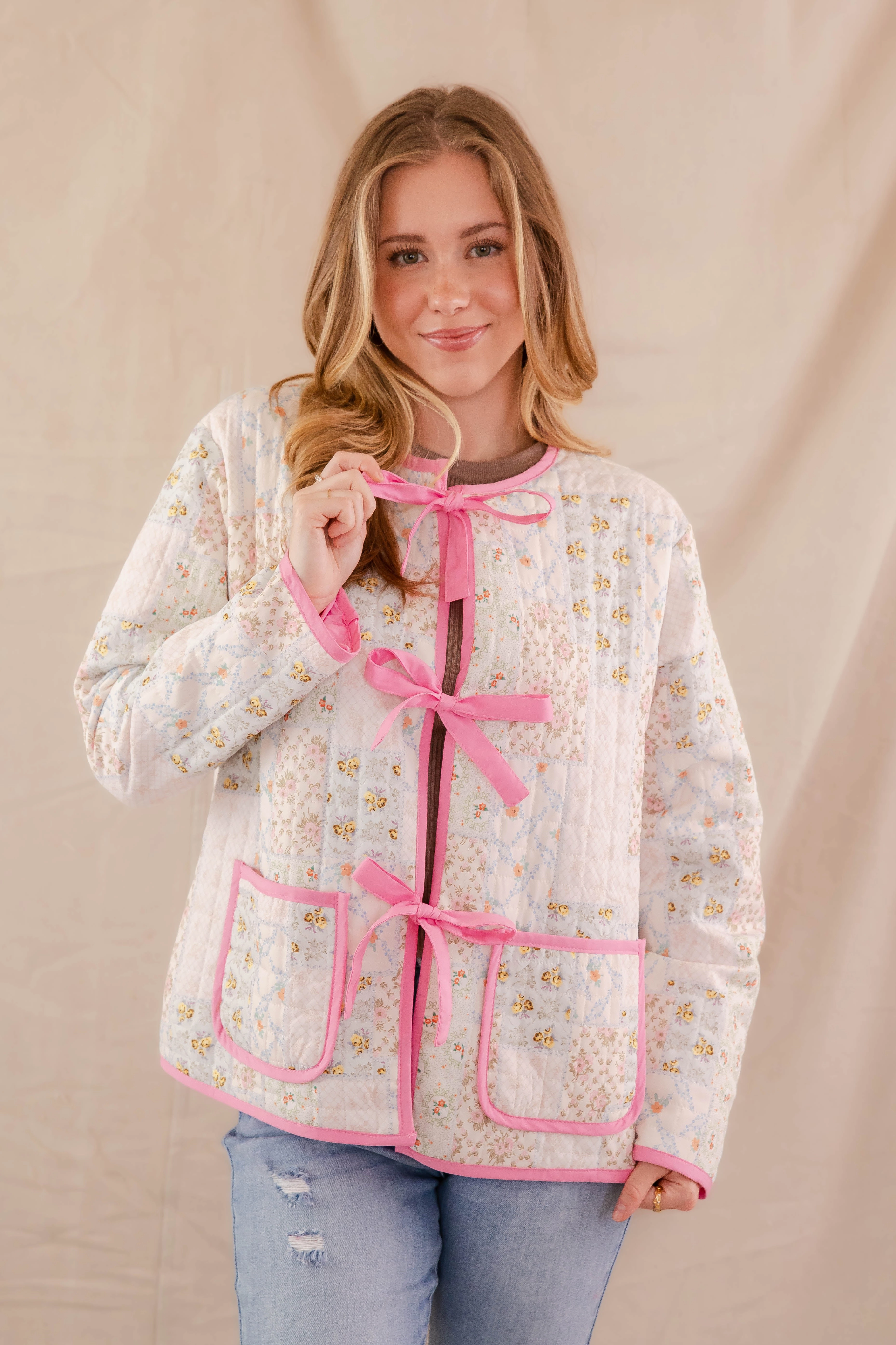 Whimsical Wonderings Jacket DoubleStitched Construction DurableZipper