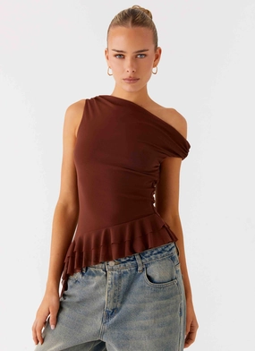 Reliable Durability Mica Top - Chocolate Mica Top - Chocolate OdorResistantTechnology SoftBrushed