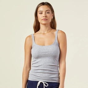 reliable material Supimafine Rib Scoop Neck Tank Supimafine Rib Scoop Neck Tank Antibacterial Fabric