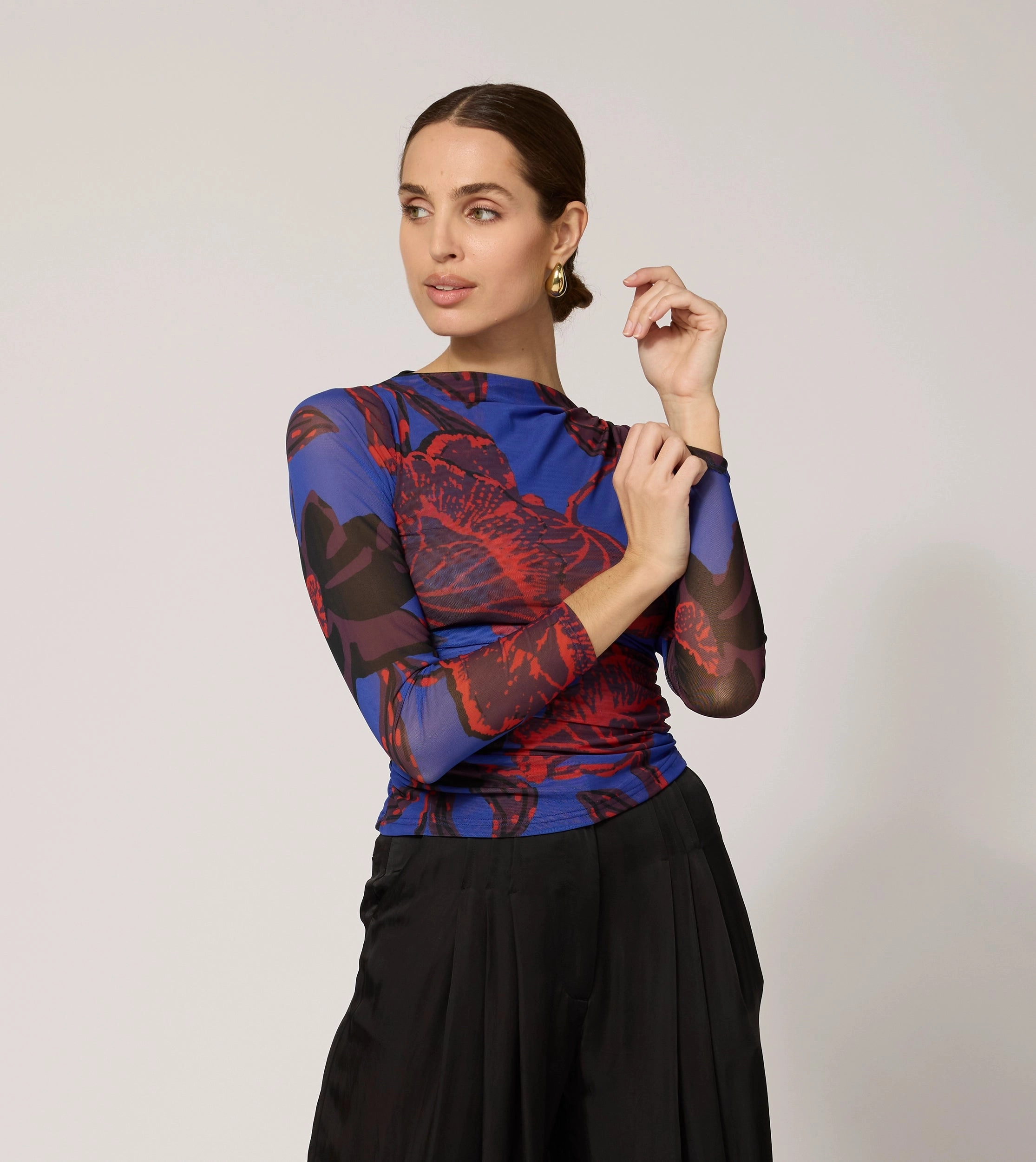 Printed Blouse Remy Top | La Rouge