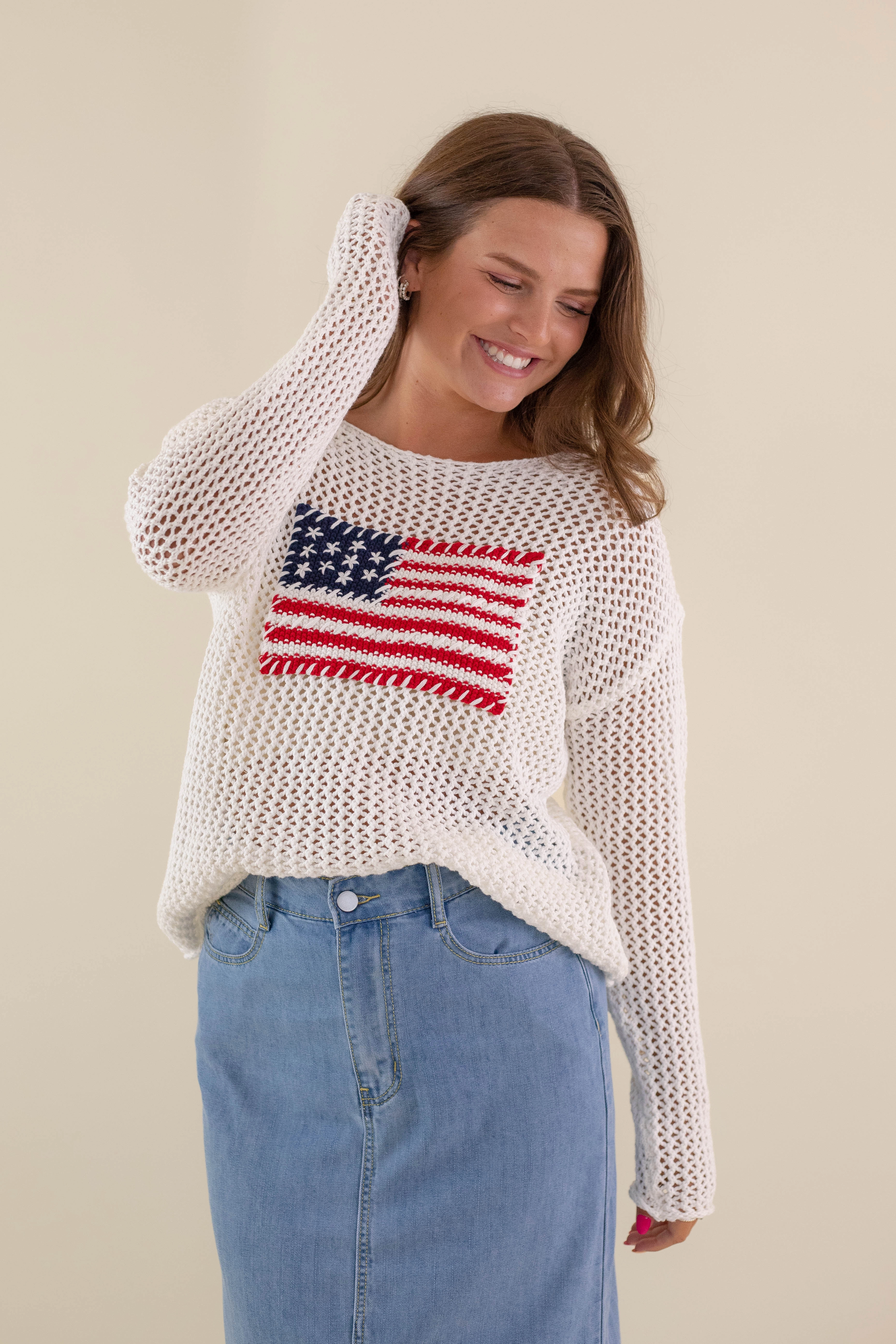 RESTOCK: Cousins Beach Sweater Knit Fabric Technology Reinforced Neckline Detail