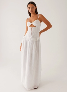 Reveria Twist Maxi Dress - Ivory TearResistant Stitching Casual maxi dress Reveria Twist Maxi Dress - Ivory