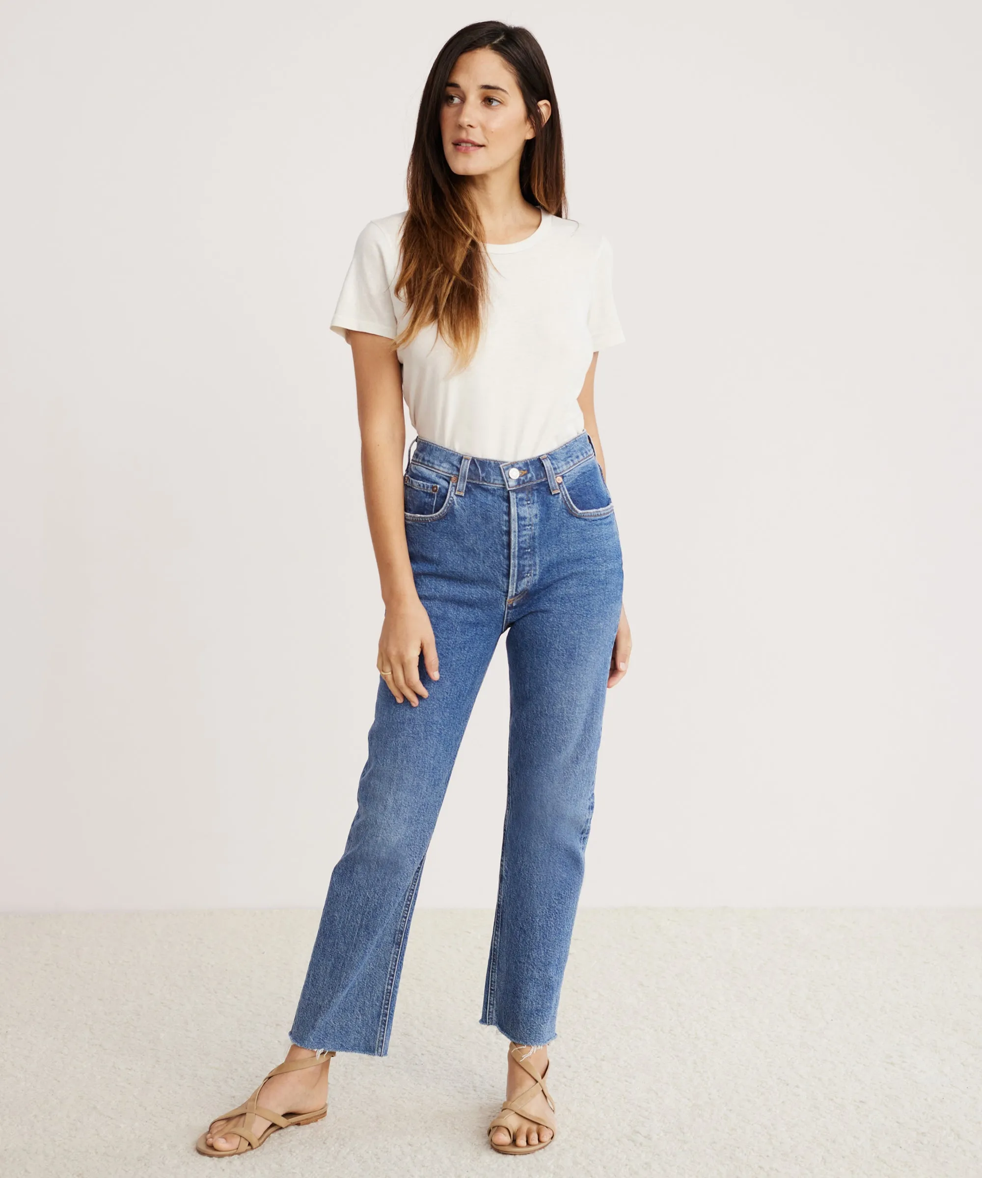 Casual Vibe Comfort-First Riley Crop Jean