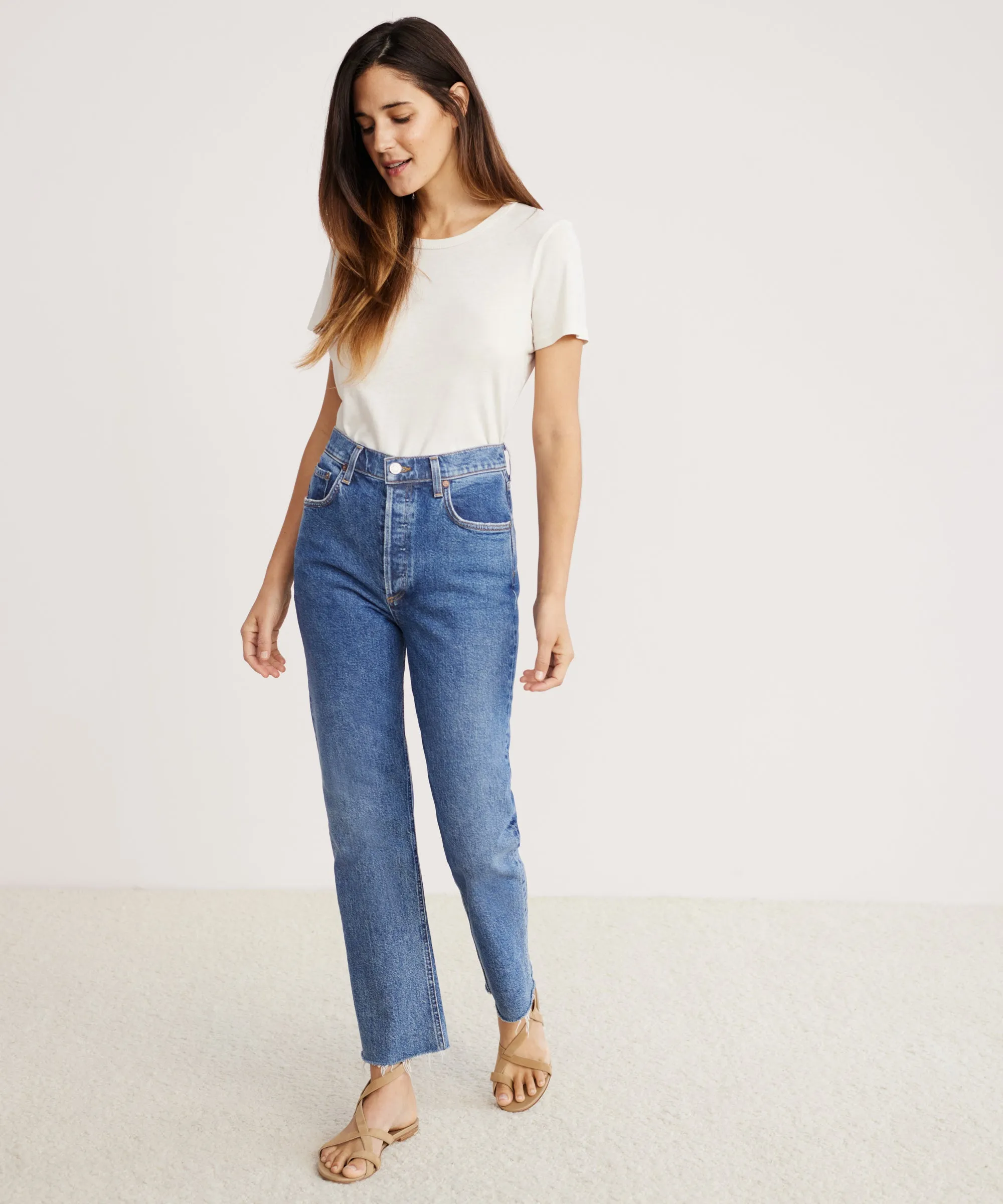 Sleek and Soft Riley Crop Jean