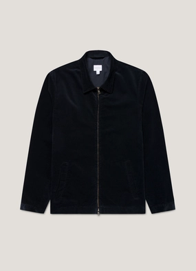 Ring Men's Corduroy Harrington Jacket in Navy Men's Corduroy Harrington Jacket in Navy Stylish Protection OdorControl Treatment