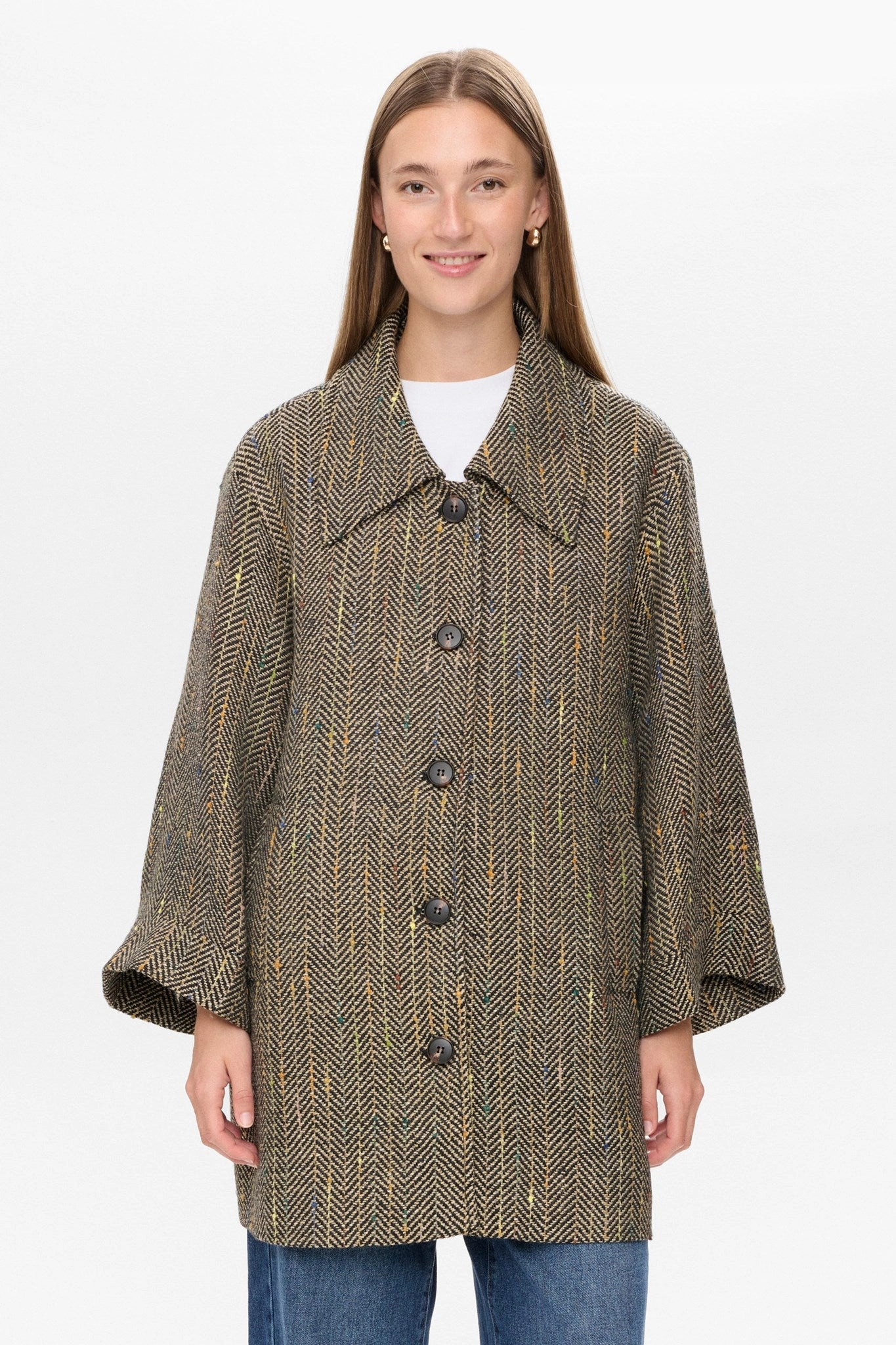 NUKIMBER COAT  - Black Coffee Abrasion Resistant Fabric