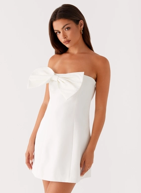 Riva Mini Dress - White Perfect Day-to-Night