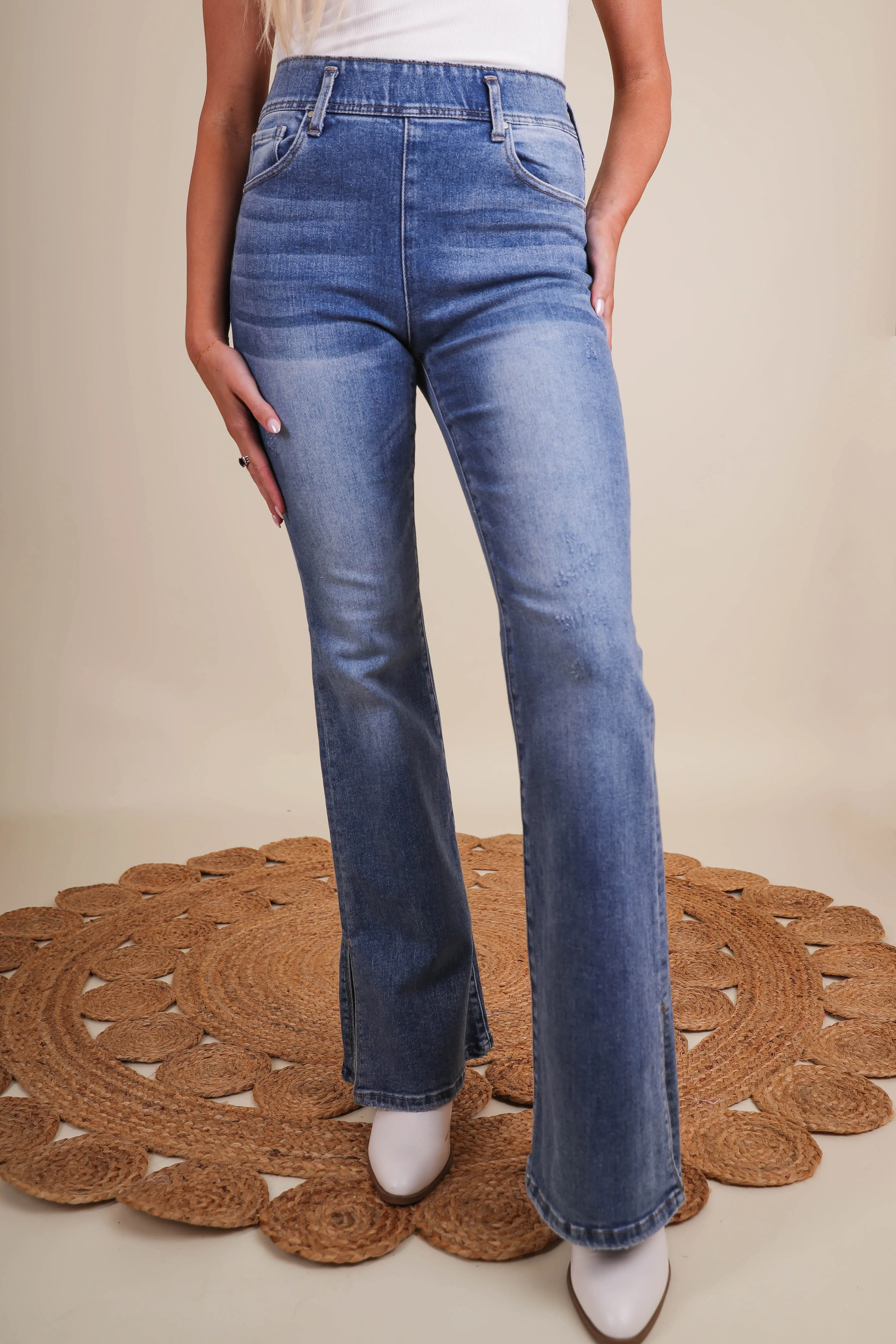 Roaming Wild Flare Denim Casual Wear