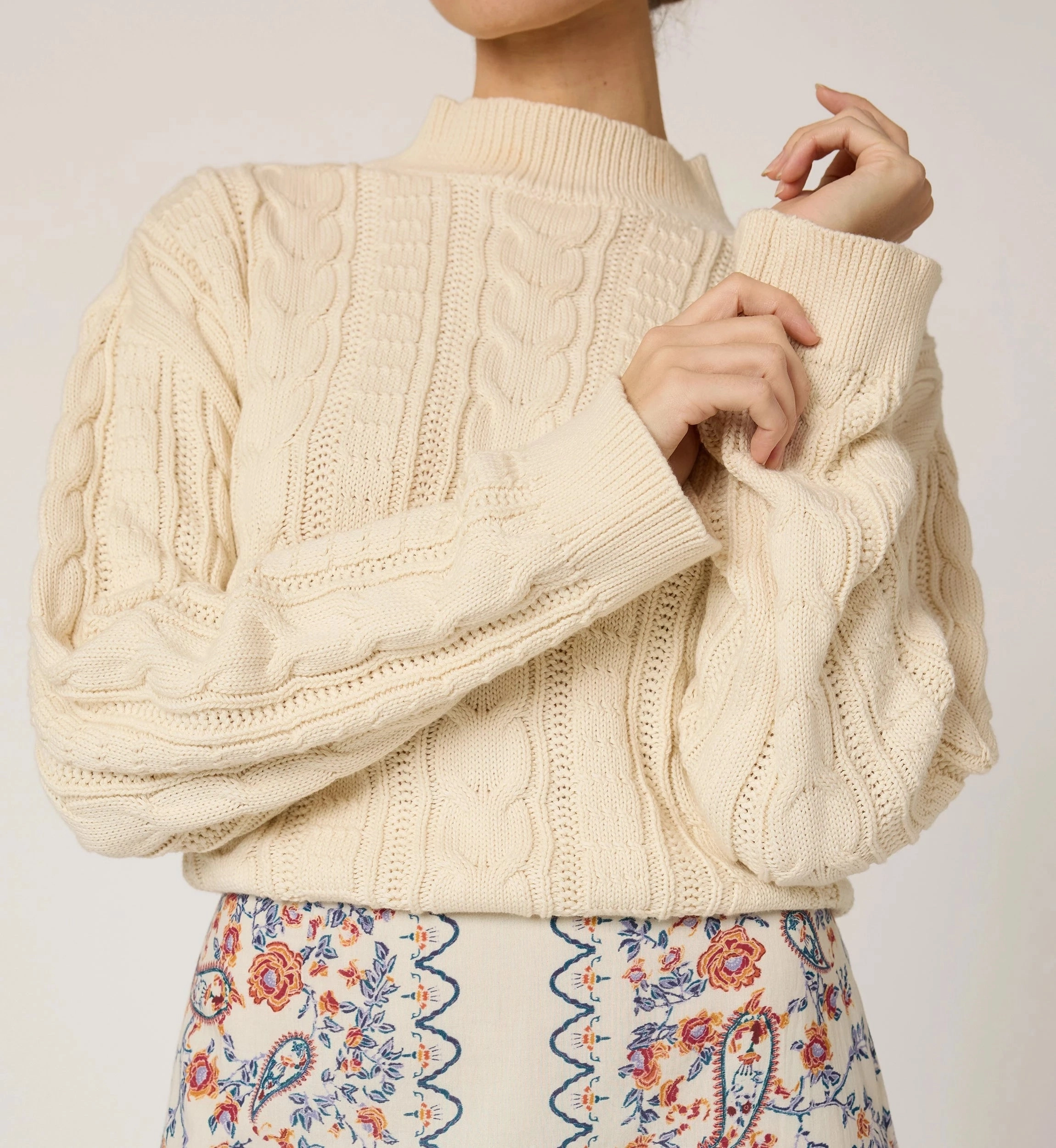 MultiPurposeUtility Janie Sweater | Ivory