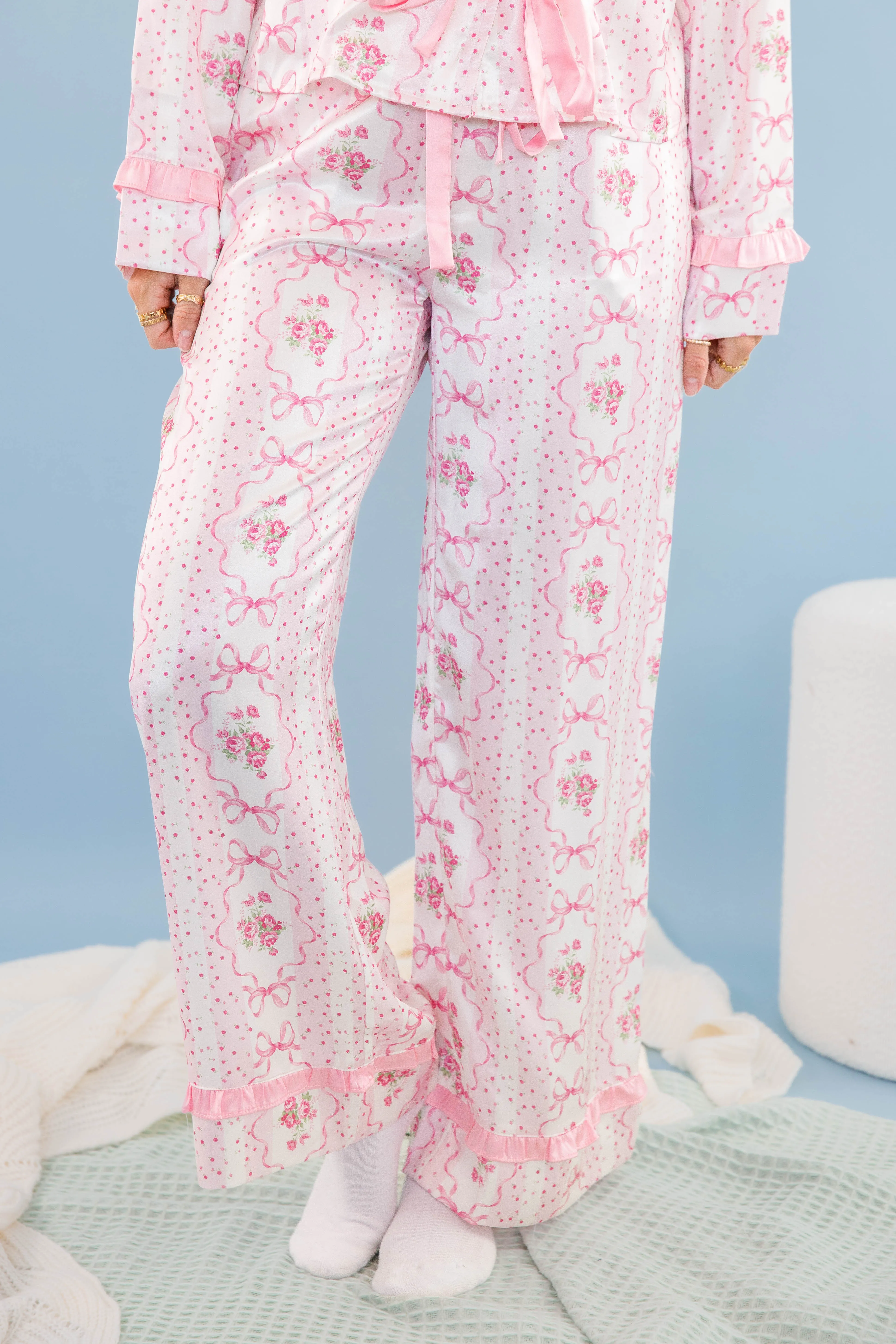 Comfy Wearable Low Profile Fasteners Rom-Com Marathon Pajama Pants