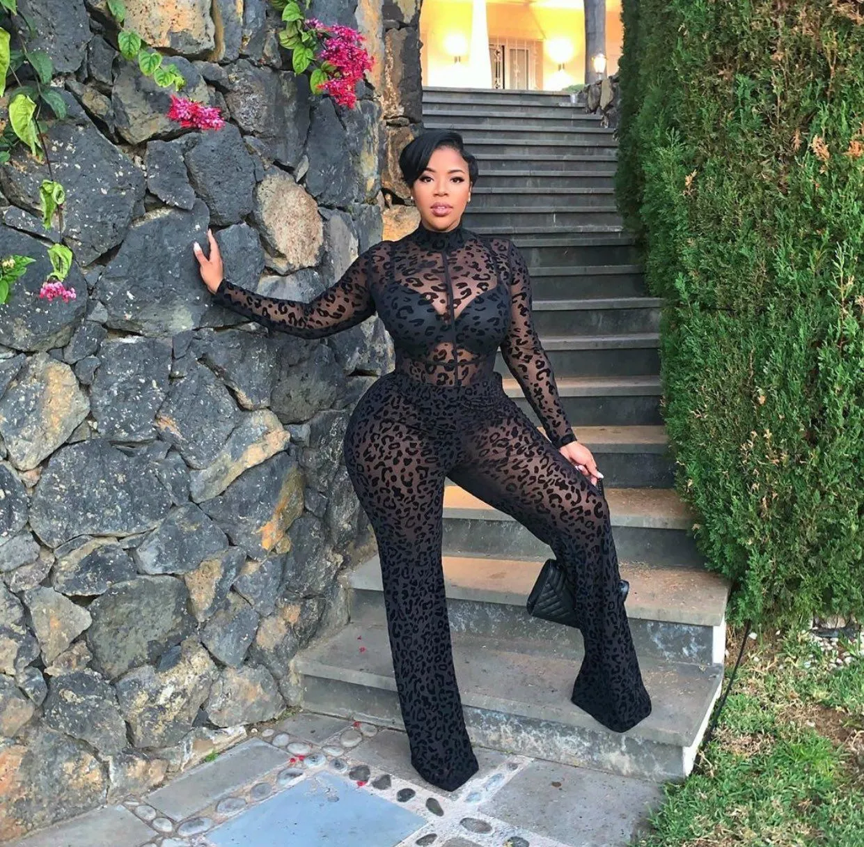Romper Long sleeve Mesh