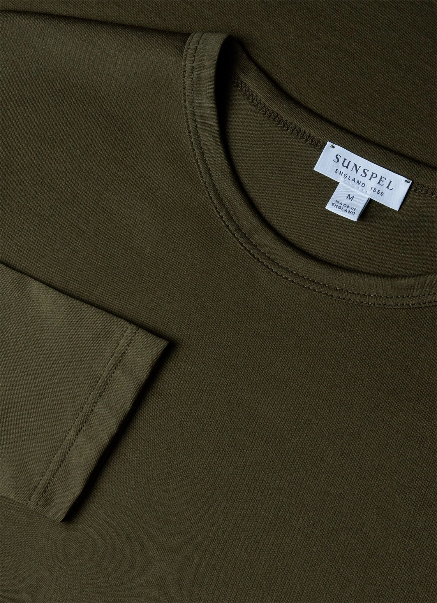 Street Smart EcoFriendlyMaterial Men's Long Sleeve Classic T-shirt in Pine Green