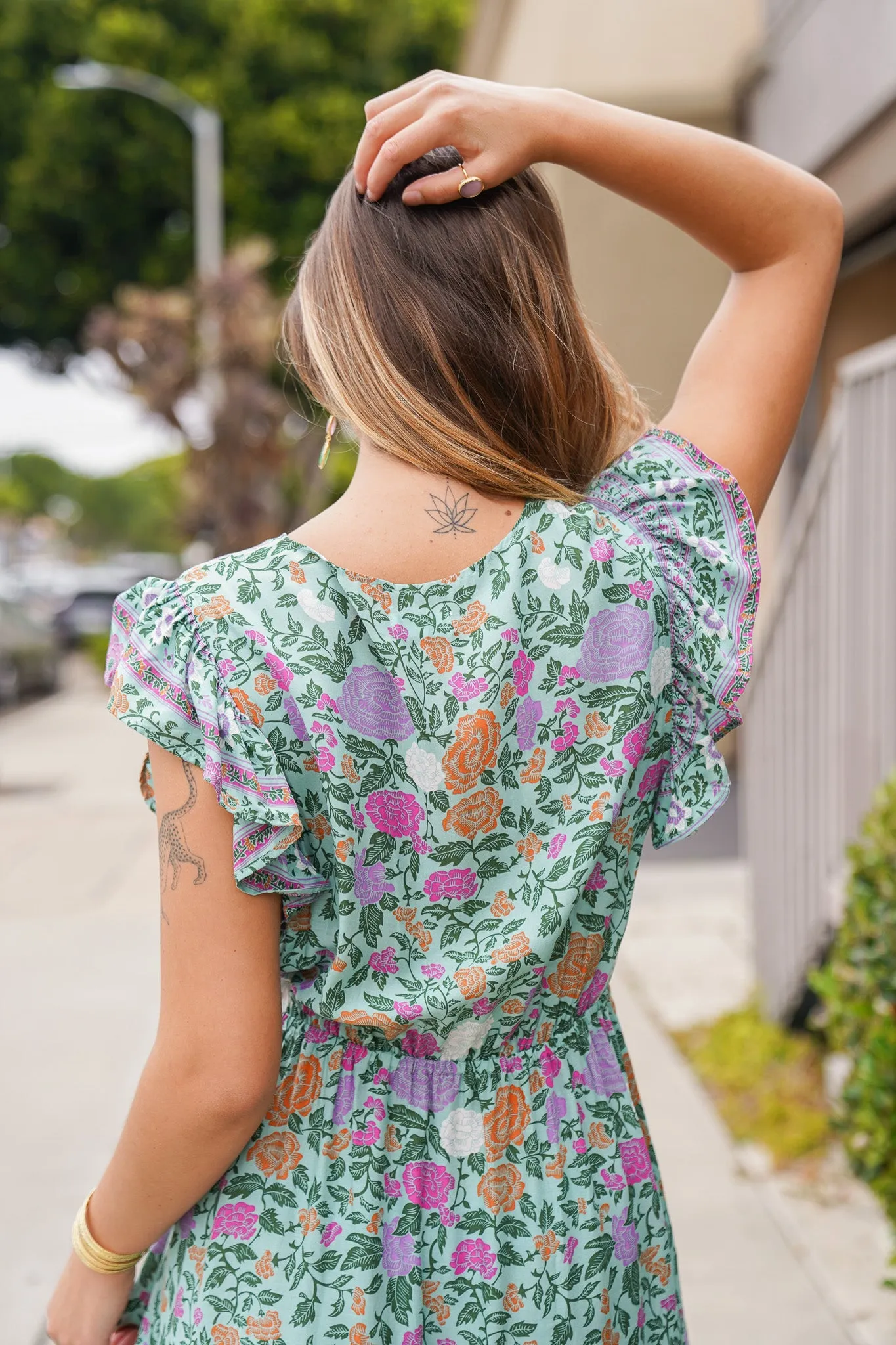 Rosalinda Frill Dress