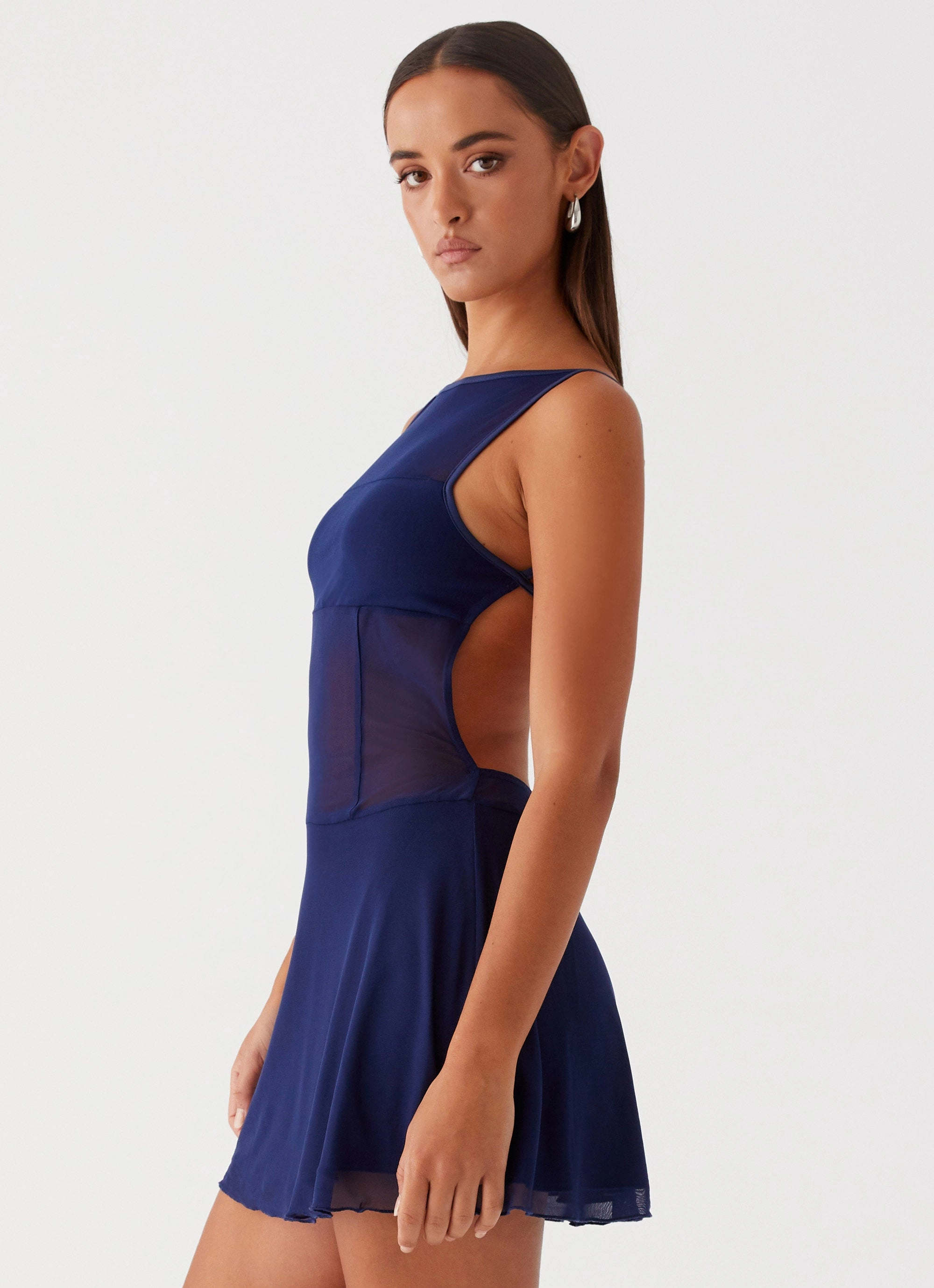 Brunch Fit Soft Glide Roxanne Mini Dress - Navy