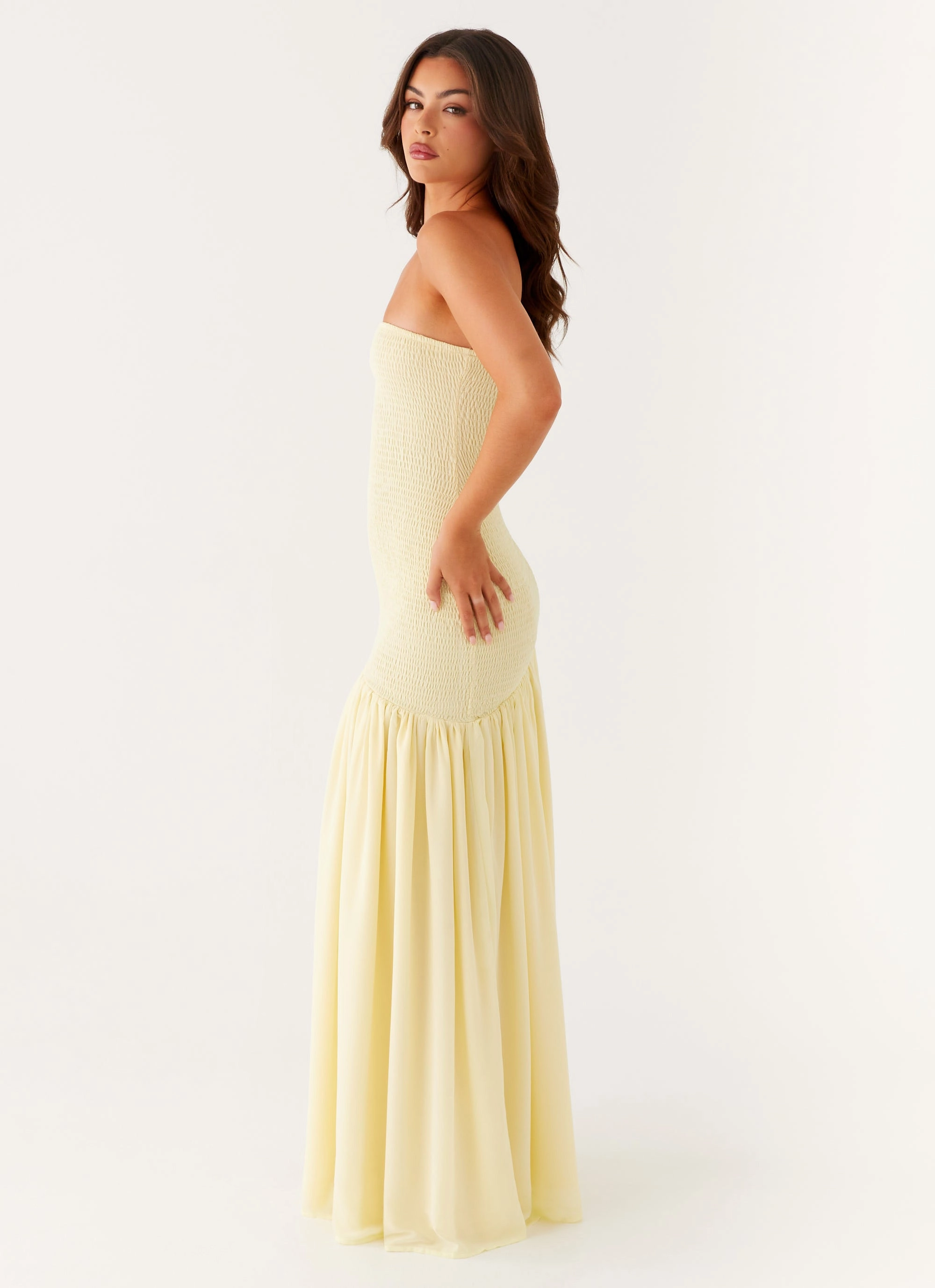 Easy Movement Royce Maxi Dress - Yellow