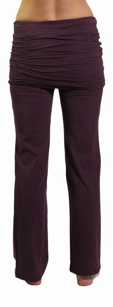 Breathable Wearable Ruched Skirt Yoga Pant
