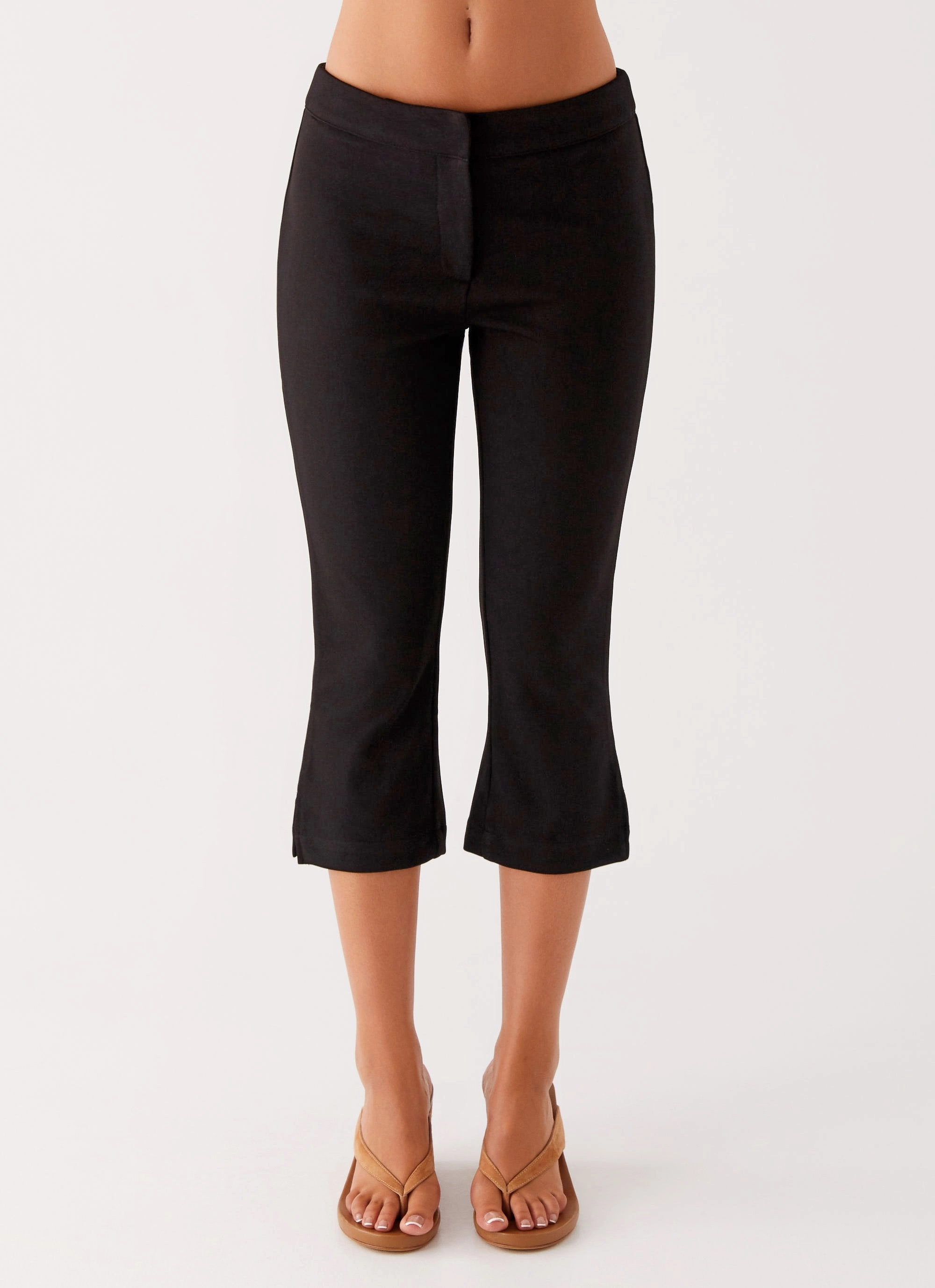 Work Comfort Rue Capri Pants - Black