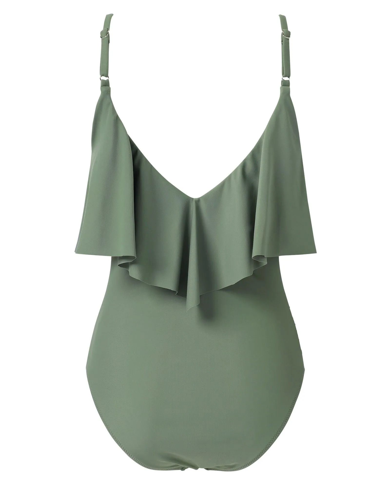 Ruffle One-Piece Ruched Swimsuits