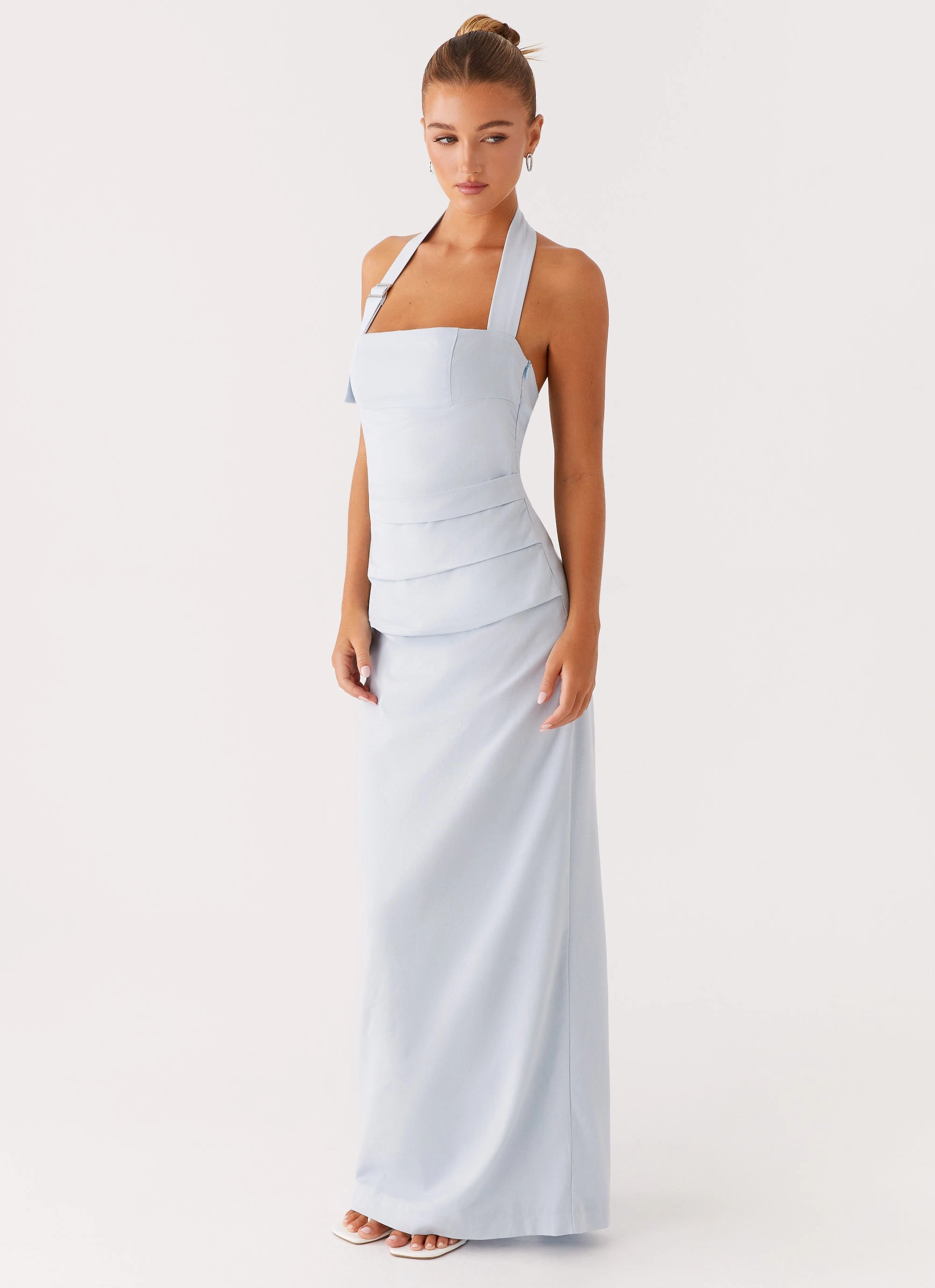 Occasion Ready Bold Design Rumour Has it Maxi Dress - Blue