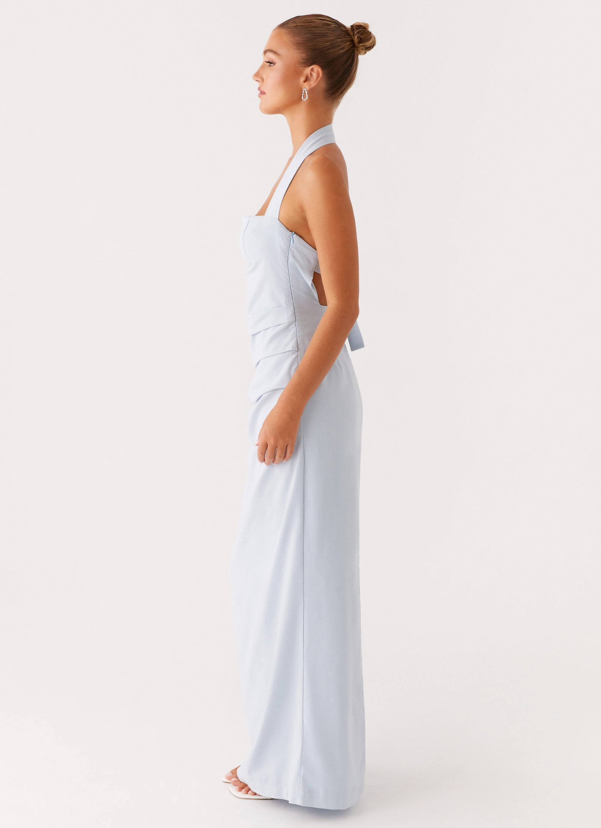 Rumour Has it Maxi Dress - Blue Layering Piece Relaxed Fit