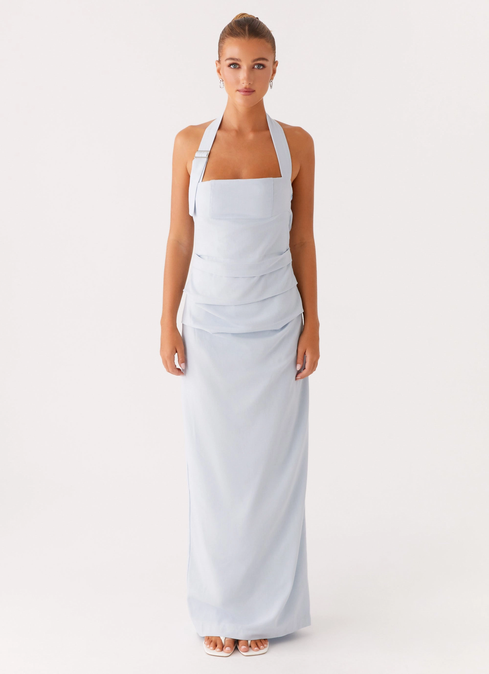 Rumour Has it Maxi Dress - Blue Style Ease Soft and Stylish