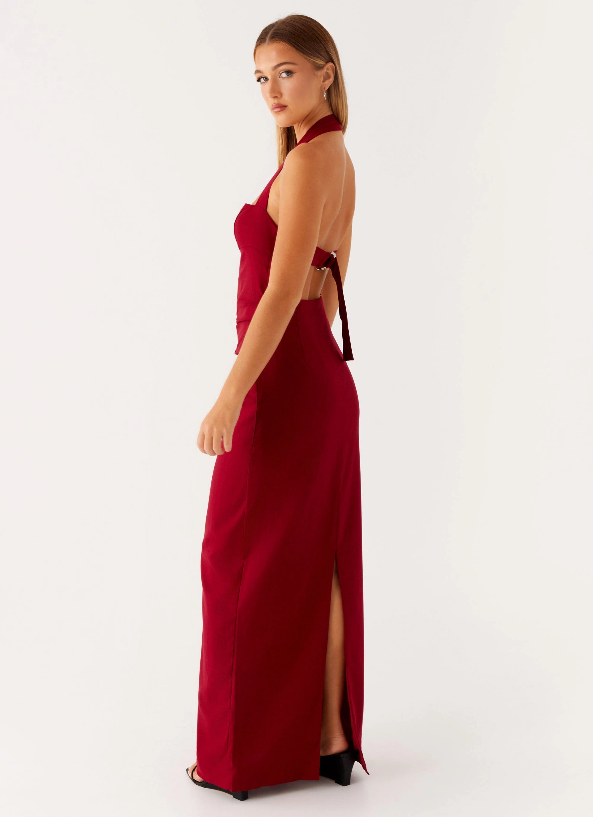 Smart Layer Rumour Has it Maxi Dress - Red