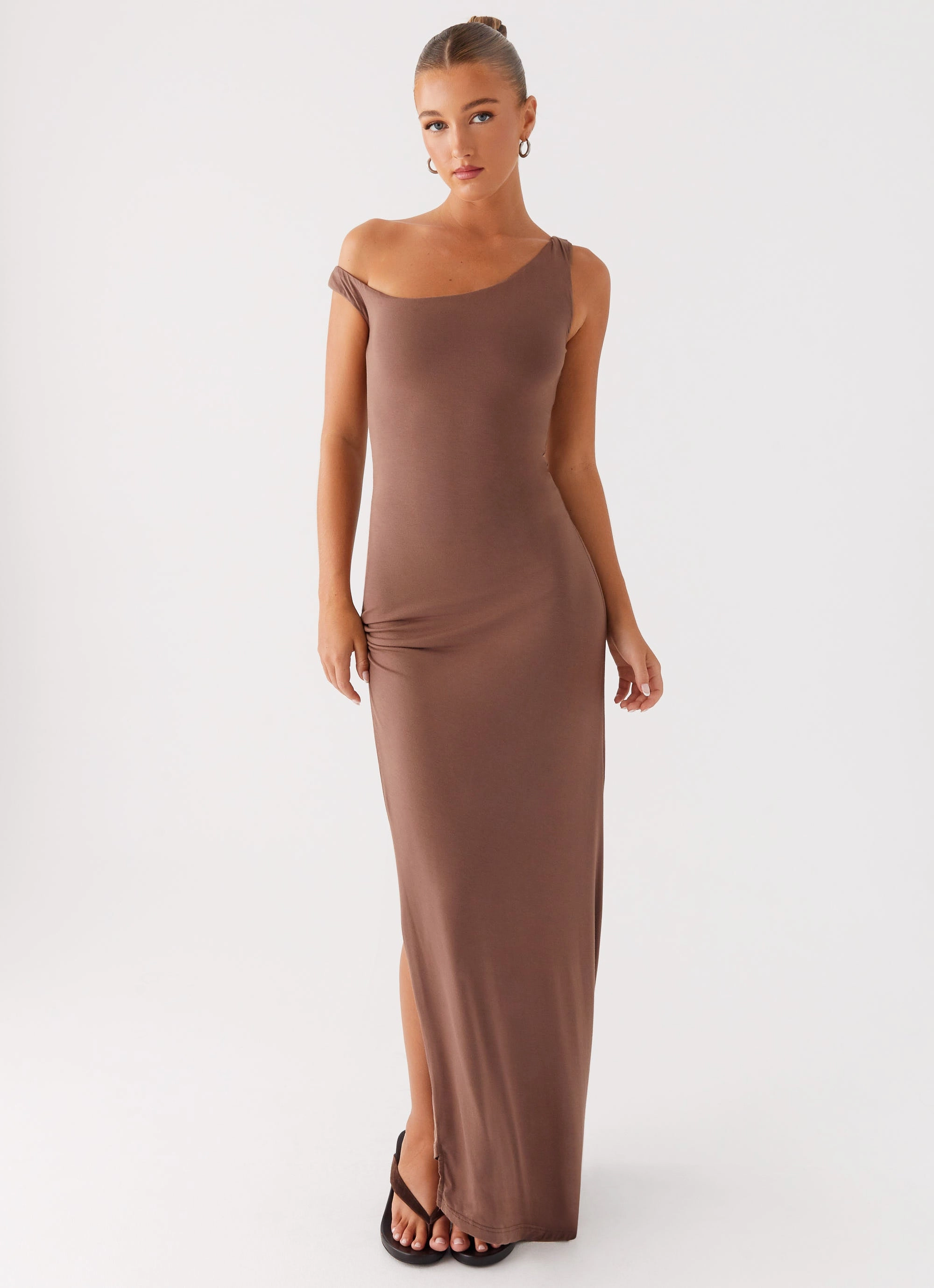 Outfit Boost Evening Motion Dalla Maxi Dress - Dark Chocolate