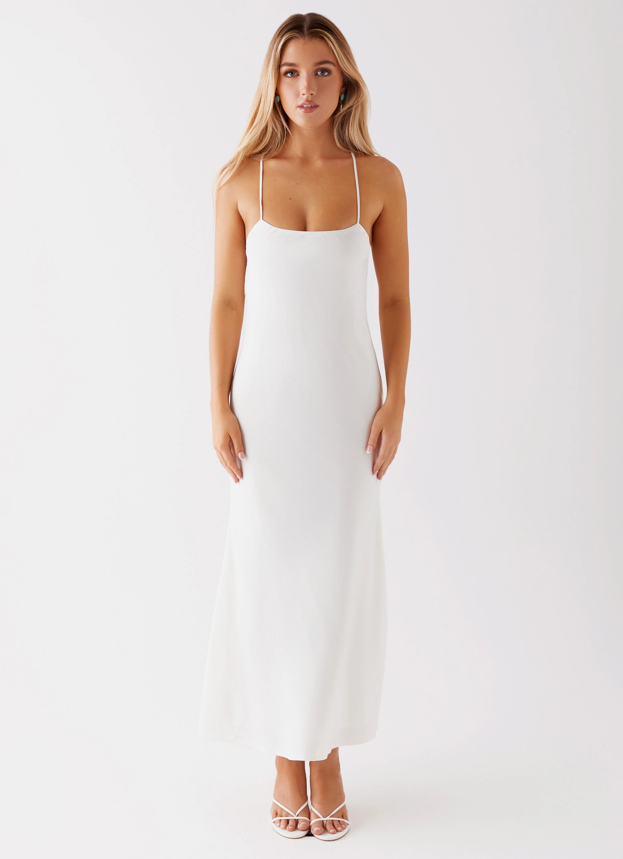 Grace Soft Runway Royalty Maxi Dress - White