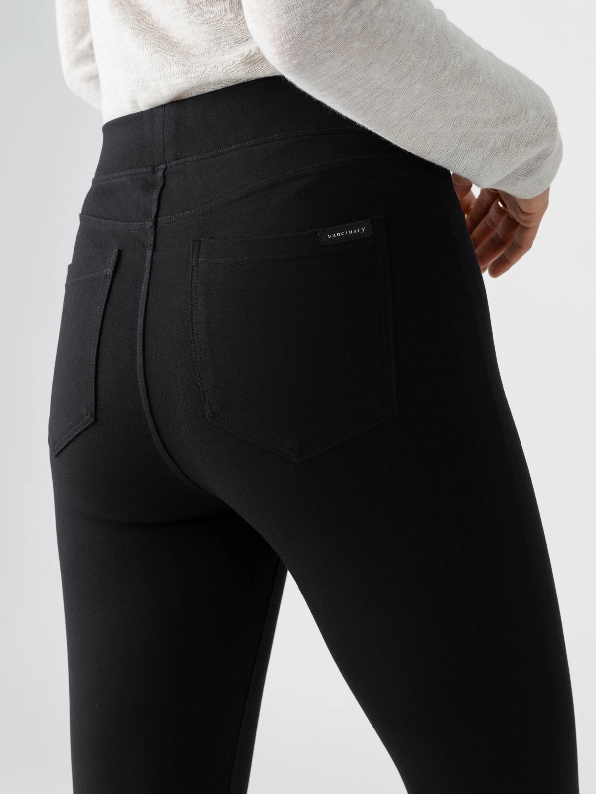 Stretch Support Fit Runway Semi High Rise Legging Black