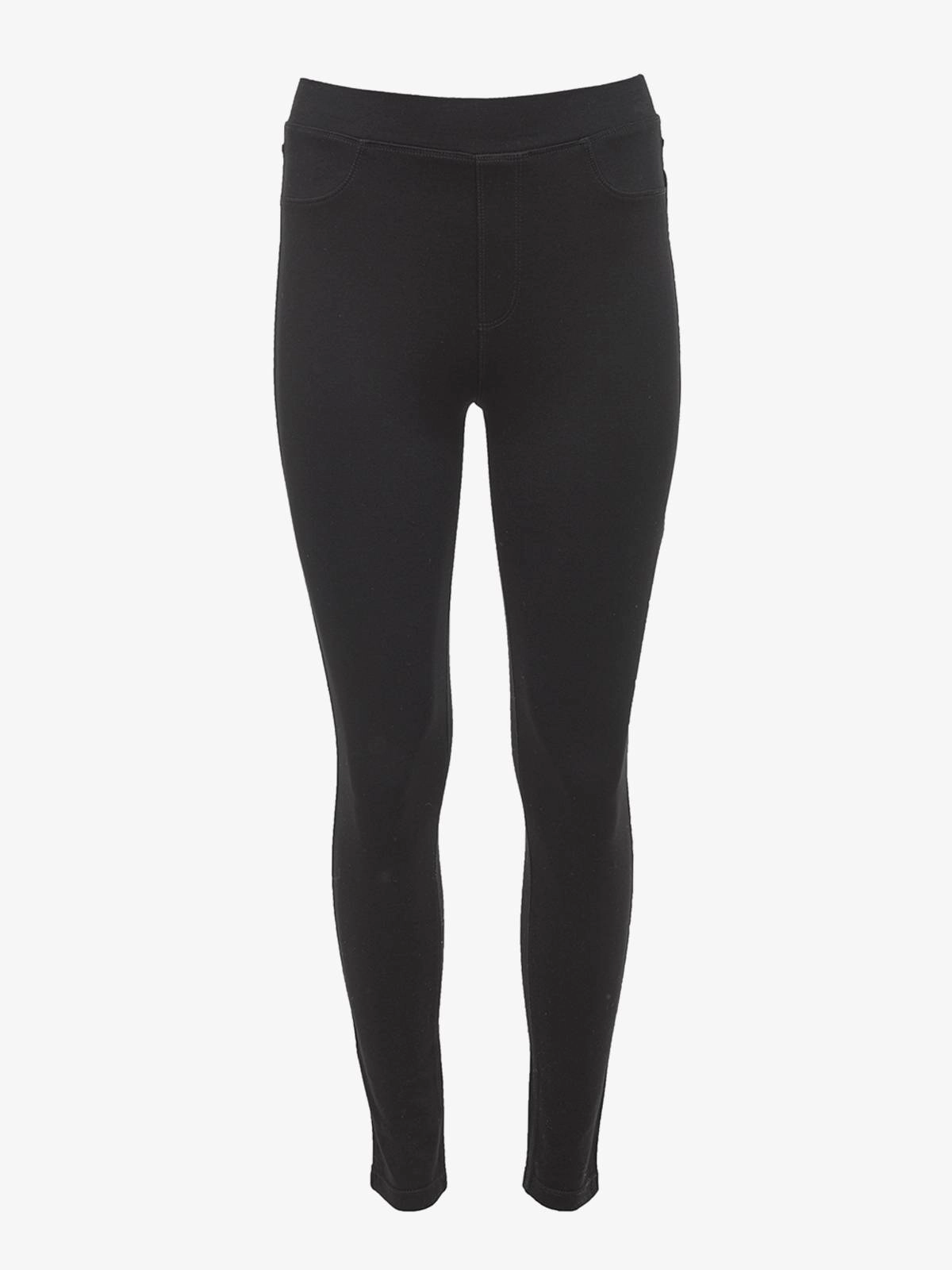Runway Semi High Rise Legging Black All Season Fit Tapered leg