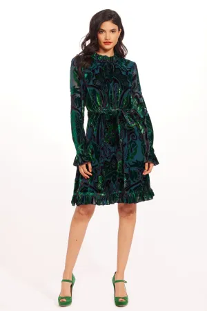 Russell Dress - Velvet Lotus Tailored Silhouette Russell Dress - Velvet Lotus Bodycon Fit Cozy Drape