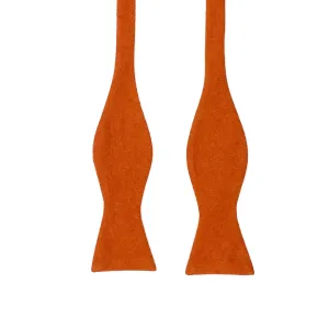 Rust Orange Bow Tie Self Tie SAFFRON MYTIESHOP