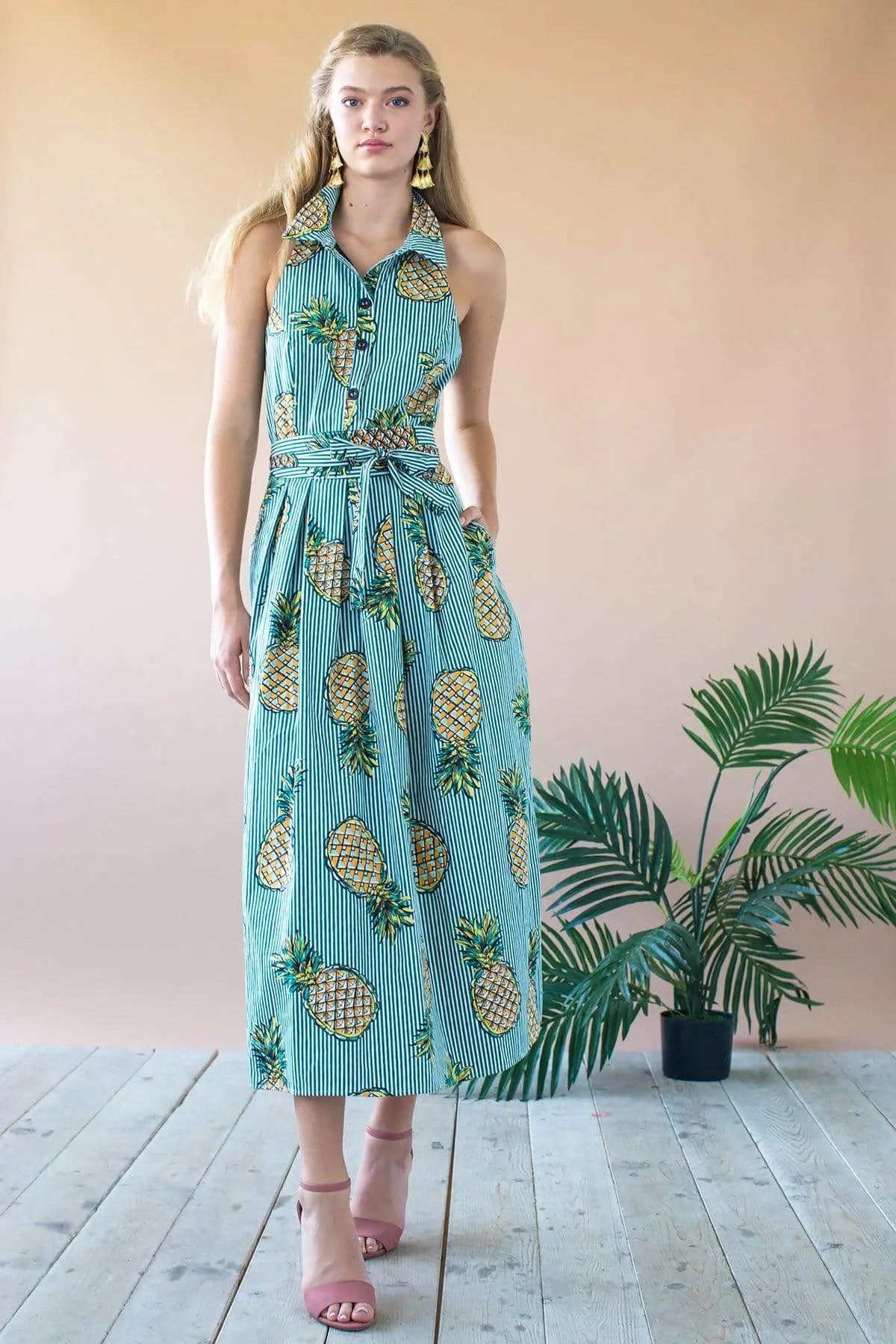 Sabine Dress - Pineapple Plantation Versatile Look Polished Style