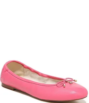 Sam Edelman Felicia Hot Pink Slip On Rounded Closed Toe Flexible Ballet Flat