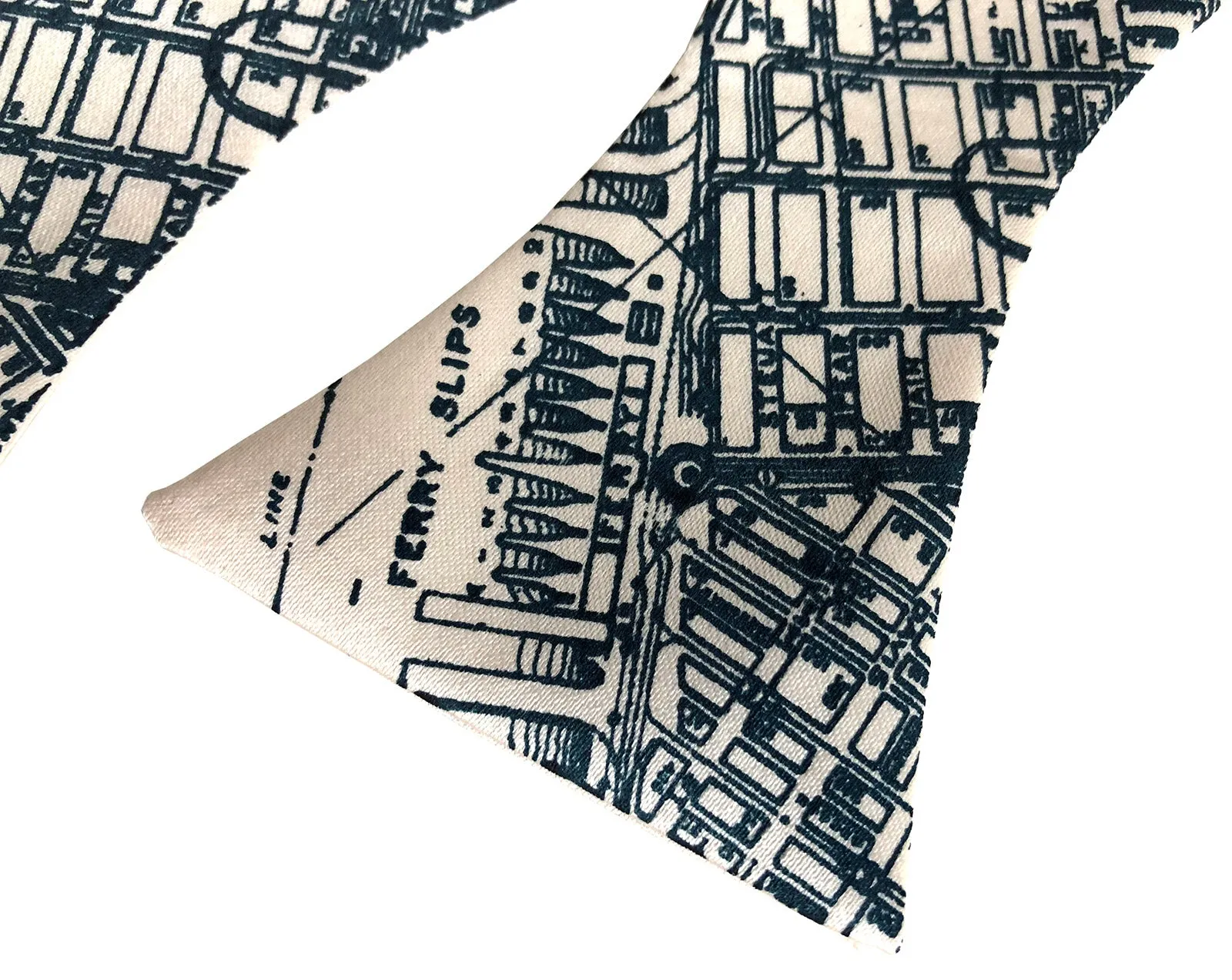 San Francisco Bay Map Bow Tie. Vintage California Map Print