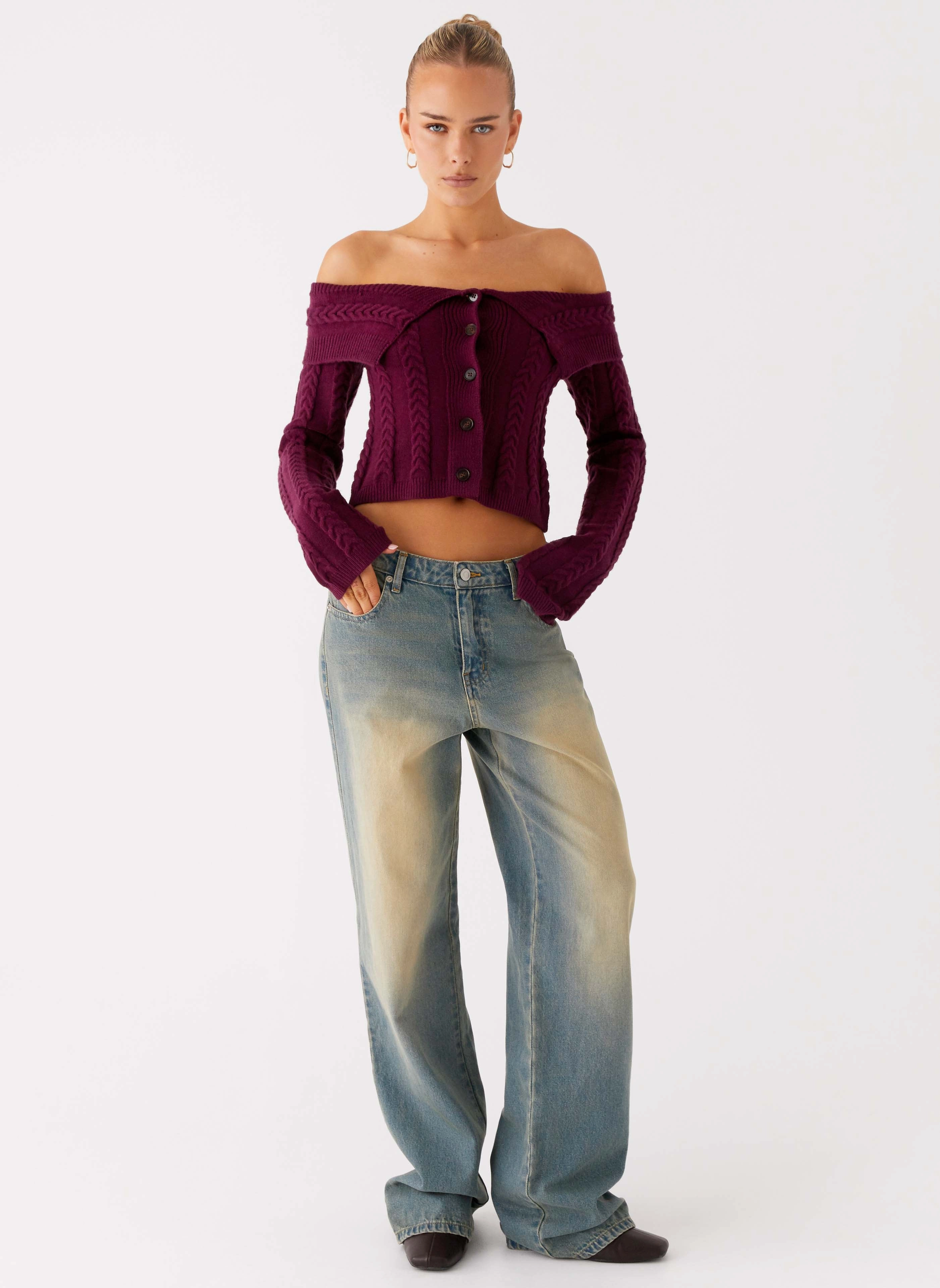 Chilly Day Ready StaticResistantMaterial San Diego Straight Leg Jeans - Blue Wash