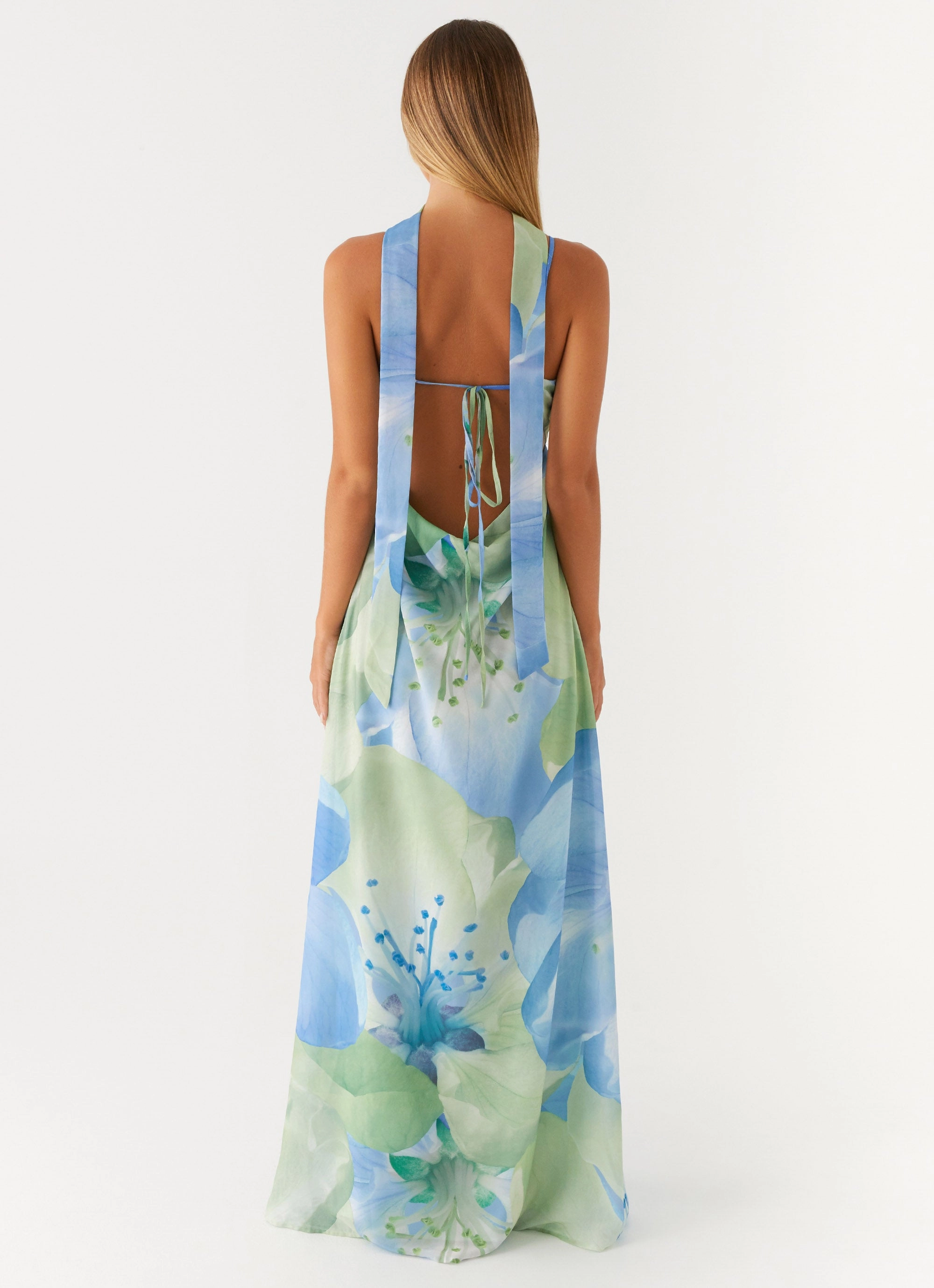 Calm Fit Flawless Construction Sanctuary Maxi Dress - Flower Print