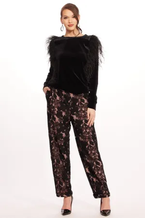 Santiago Pant ?C Euphoria Lace Modern Design Sleek Look All Purpose Santiago Pant ?C Euphoria Lace