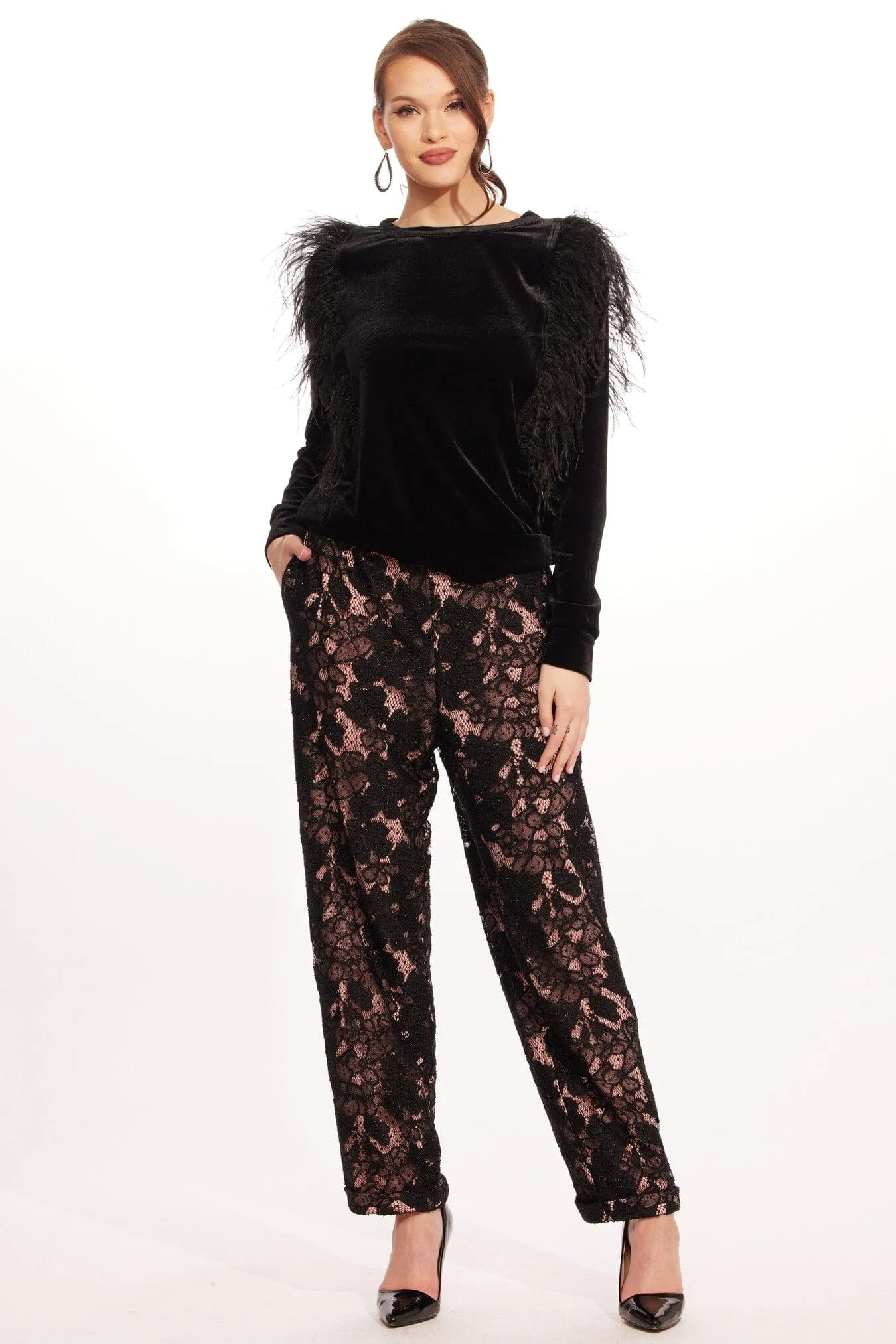 Sleek Look All Purpose Santiago Pant ?C Euphoria Lace