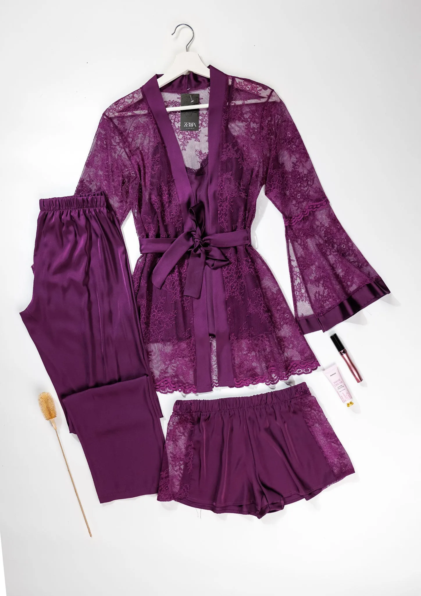 Satin Pajama 4 pics 3414