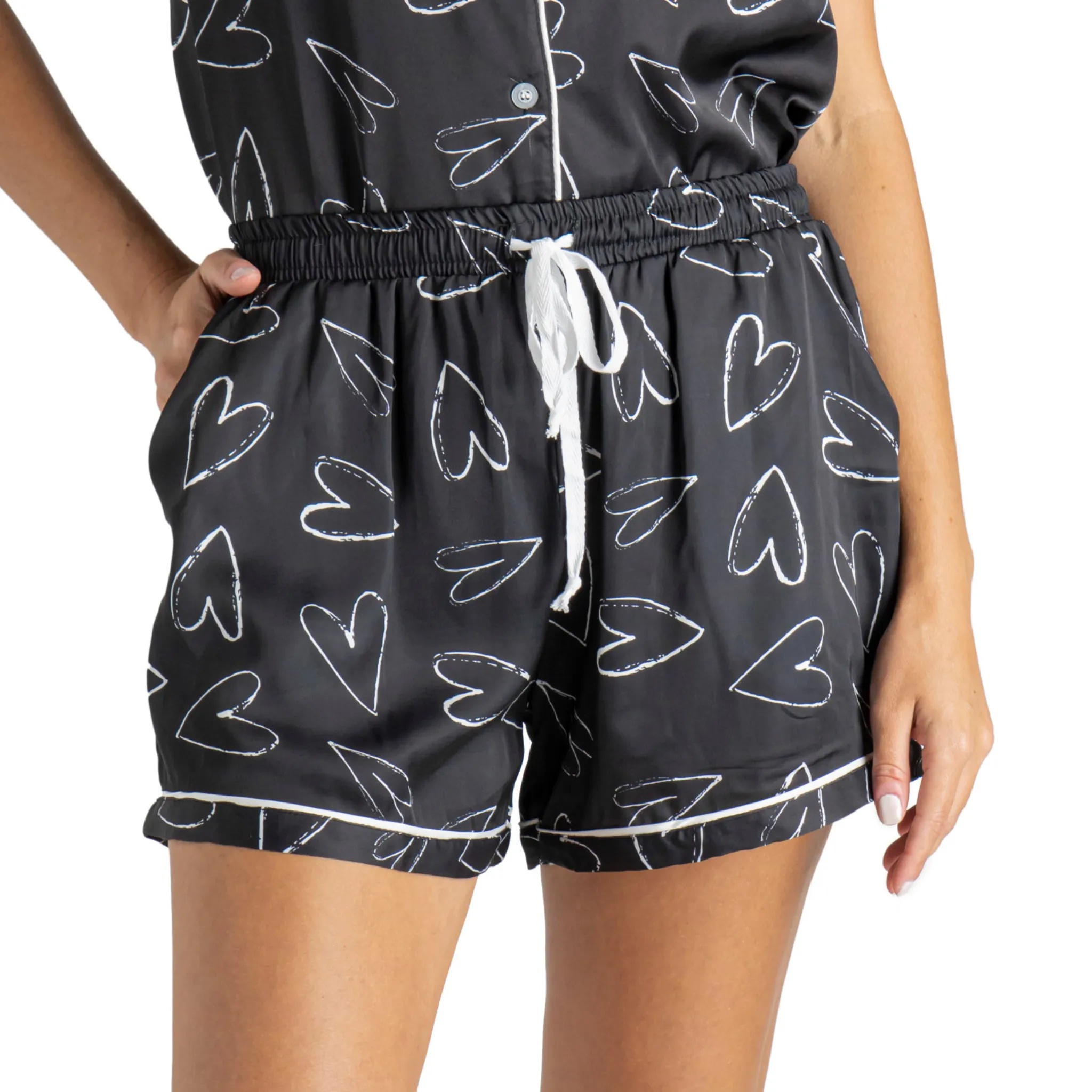 Satin Pajama Shorts