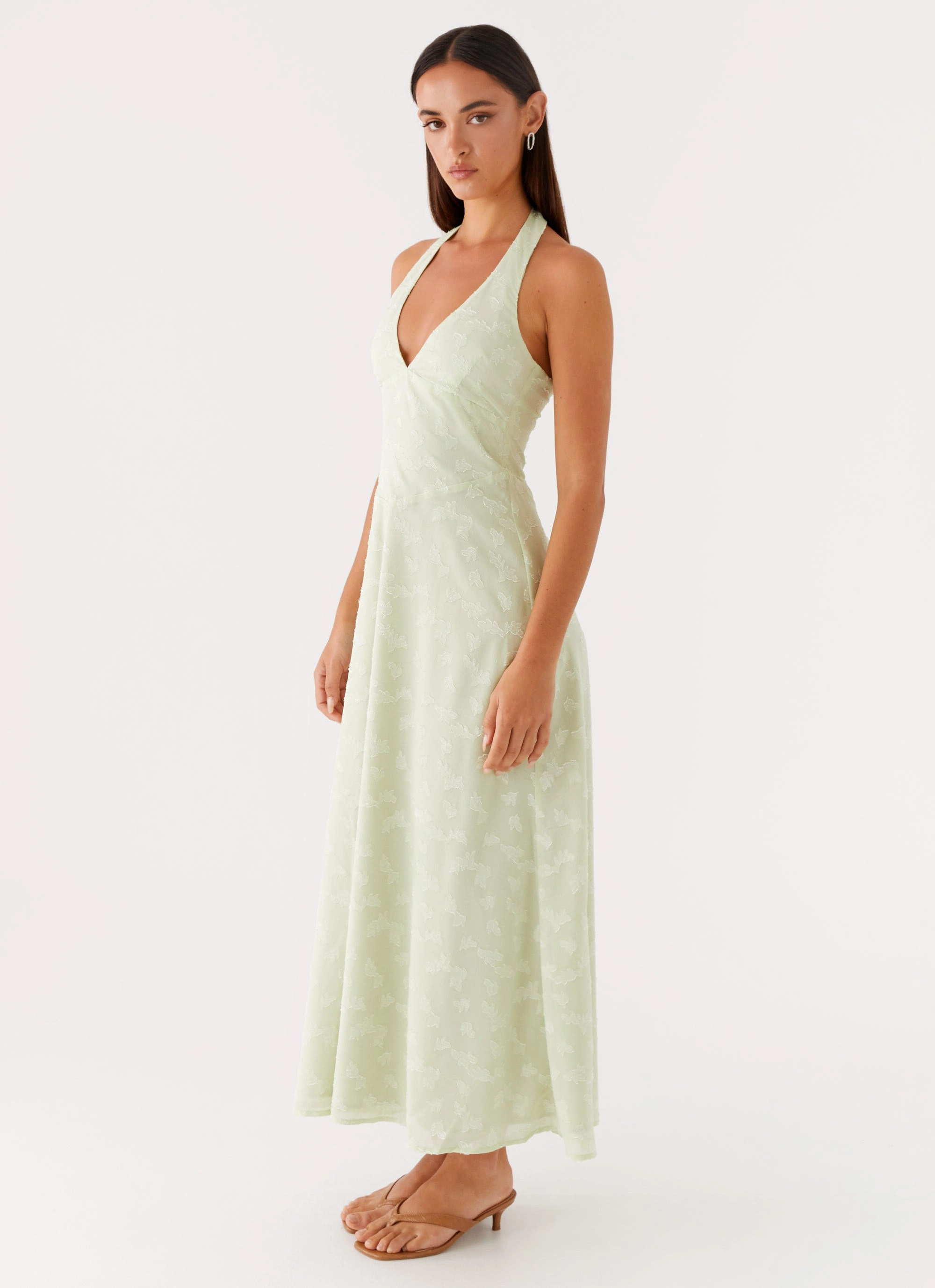 Smooth Design Francesca Midi Dress - Sage