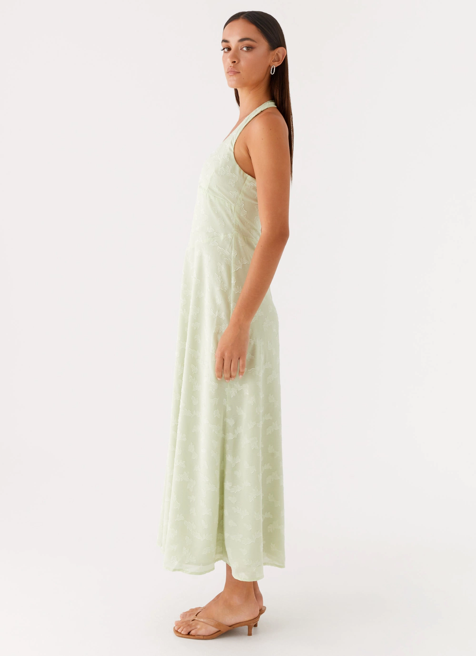 Francesca Midi Dress - Sage Slim Touch