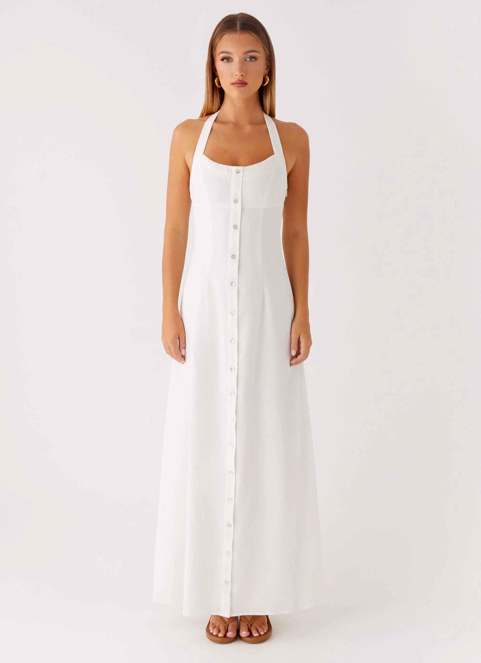 Lightweight Wear Jovanni Maxi Dress - White