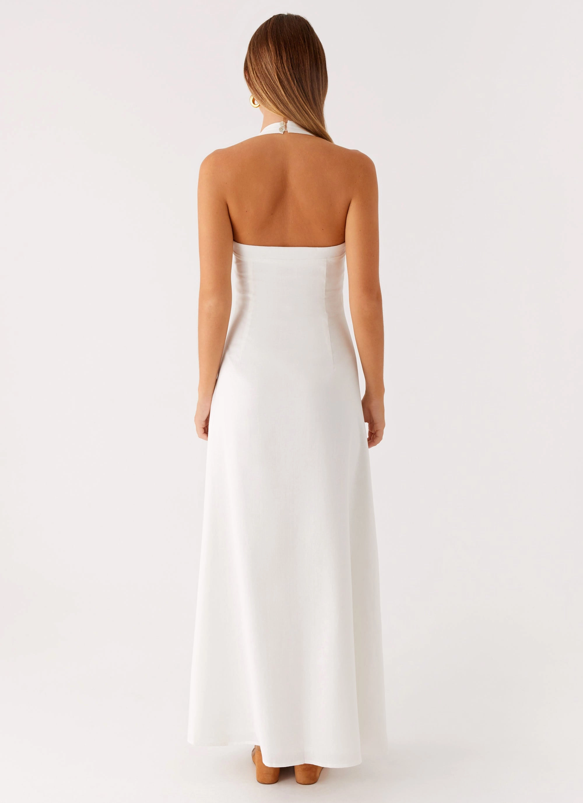 Jovanni Maxi Dress - White Dress for brunch