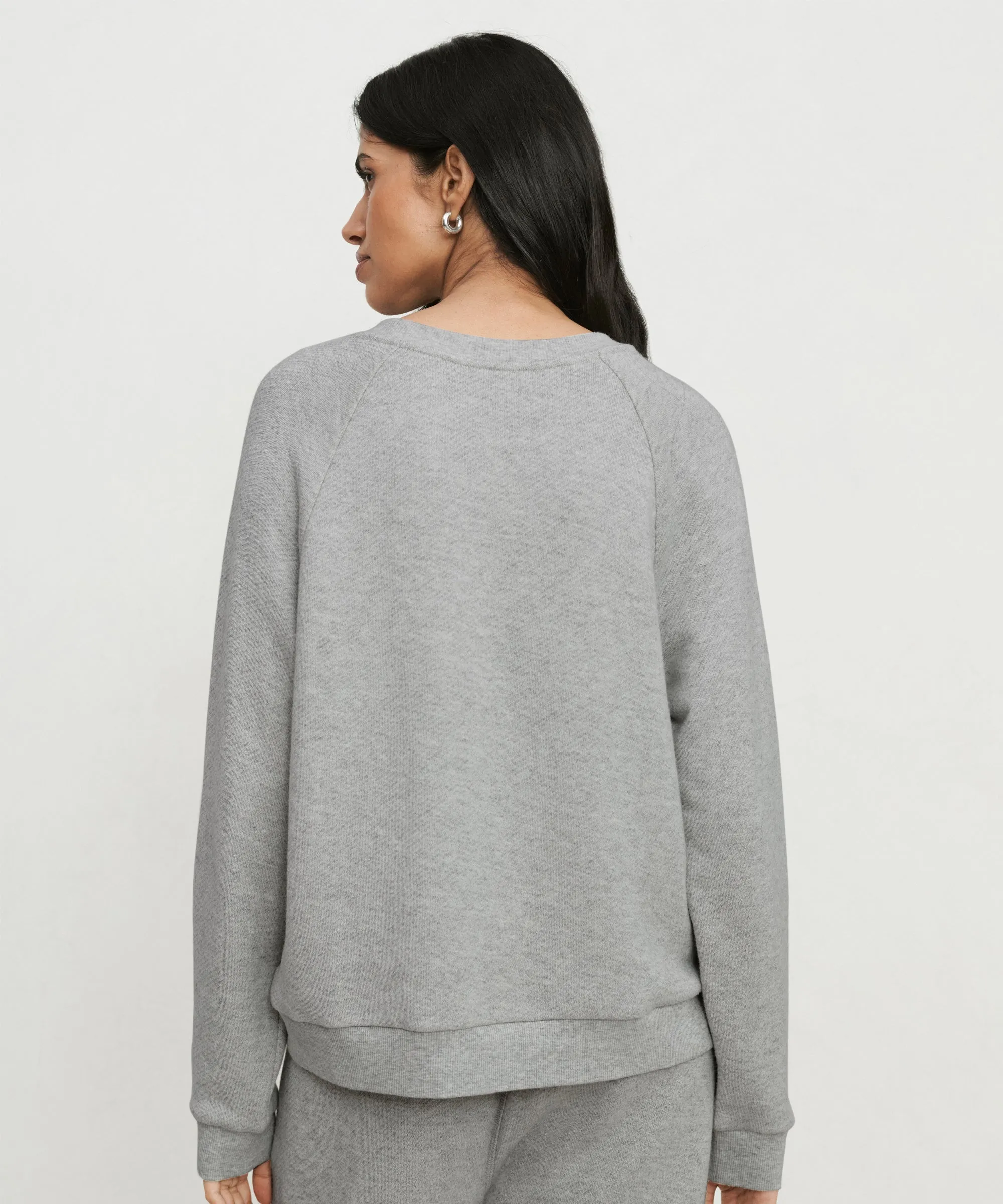 Textured Weave Pattern Saturday Sweatshirt