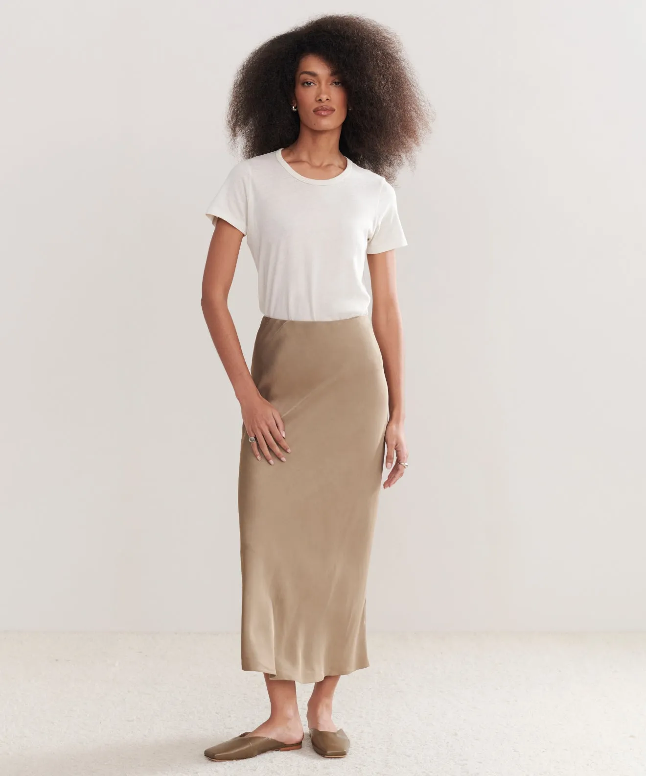 Sawyer Slip Skirt Durable Hem